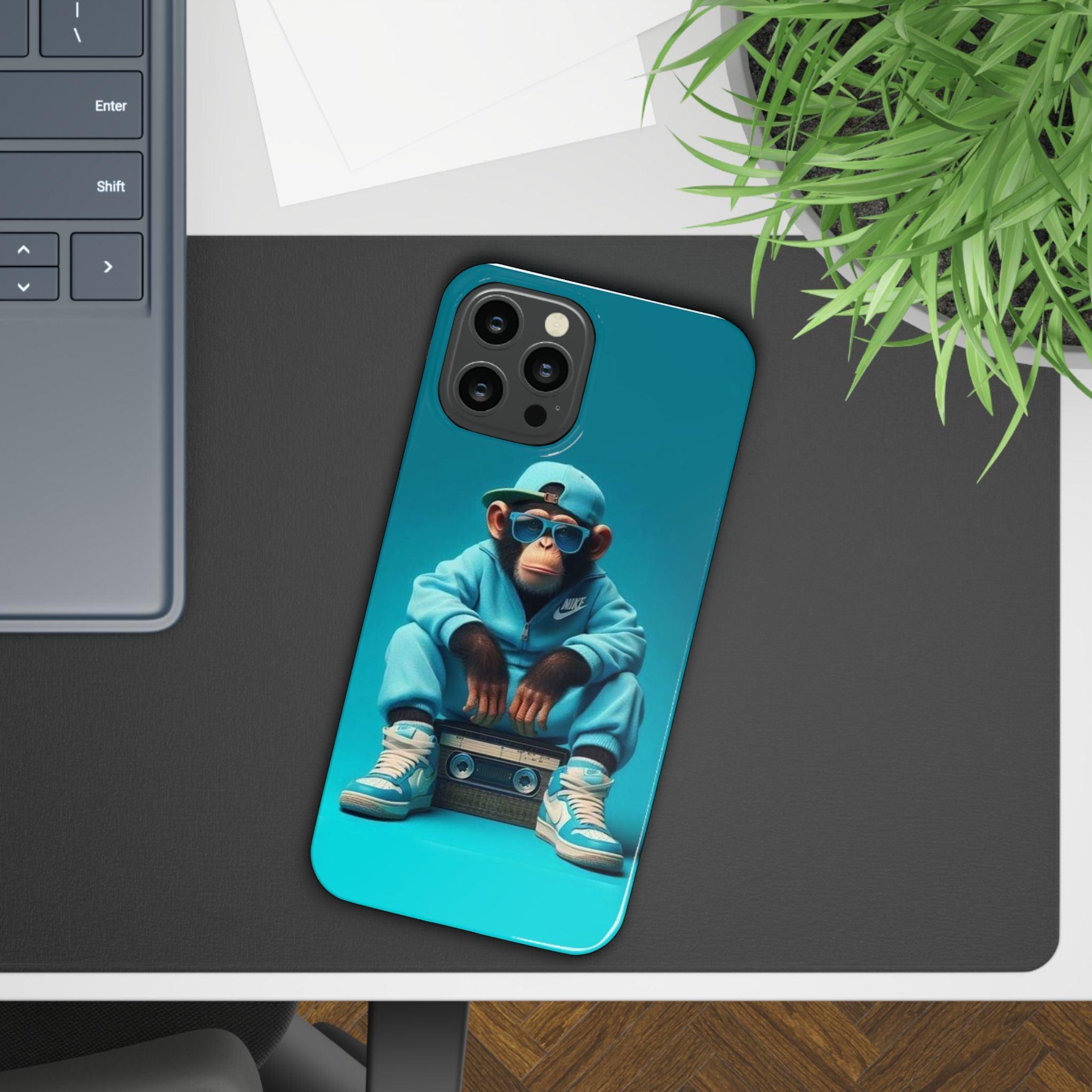 Monkey Madness Phone Case – Unleash the Fun with Cartoon Style!
