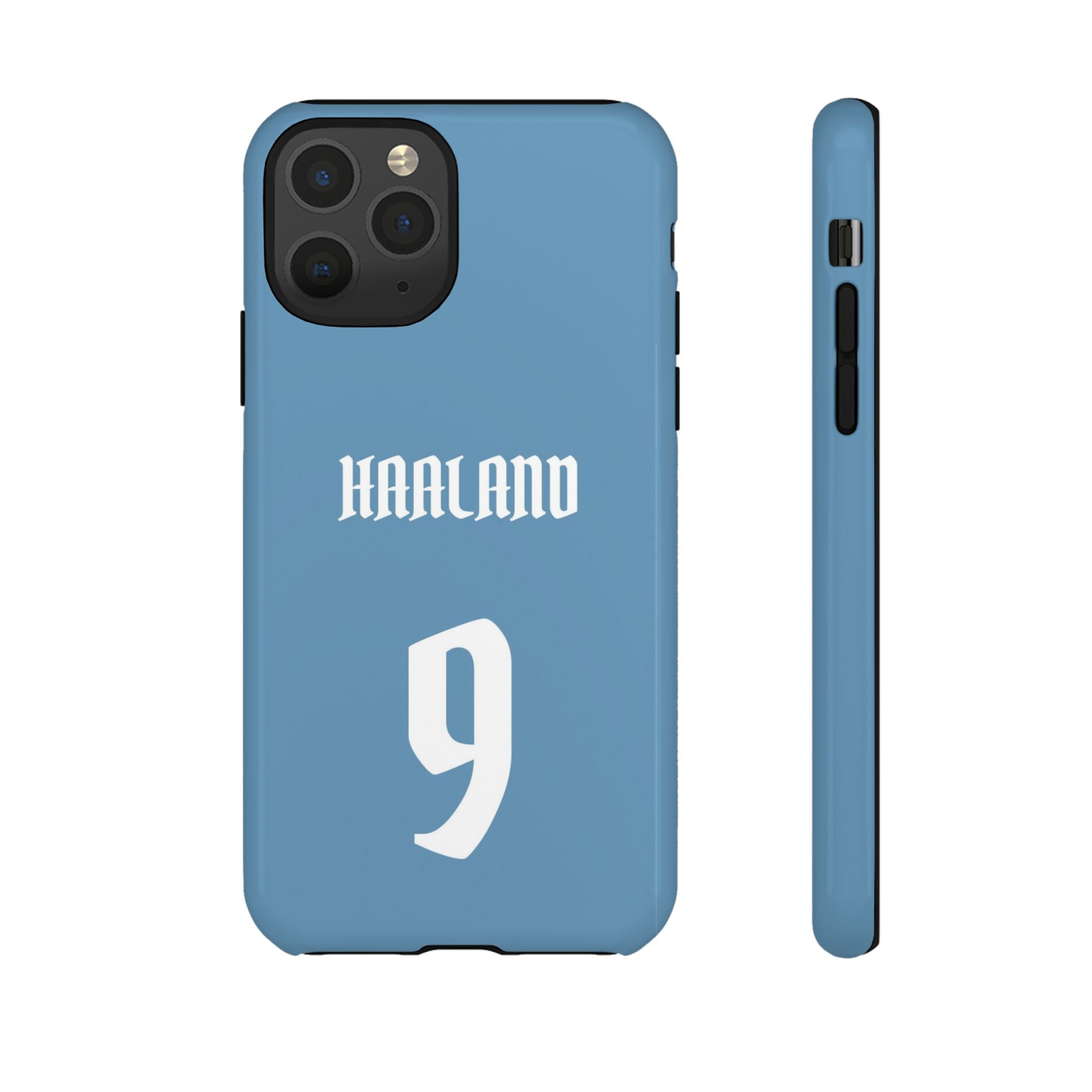 Erling Haaland PowerStrike – Rugged Dual-Layer Protection & Slim Profile | Compatible with iPhone 8 to 16 Pro Max & Samsung Galaxy S10 to S25 Ultra