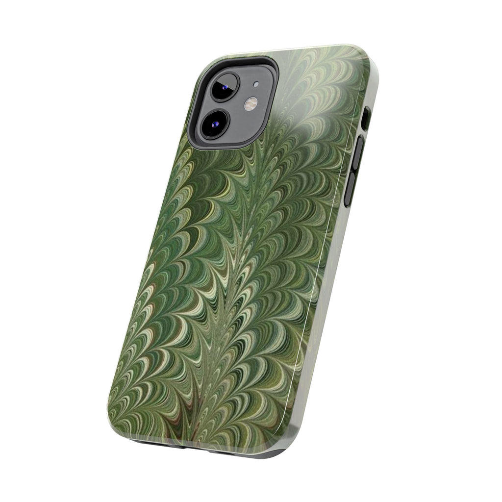 Deep Green Marble Italian Durable Phone Case
