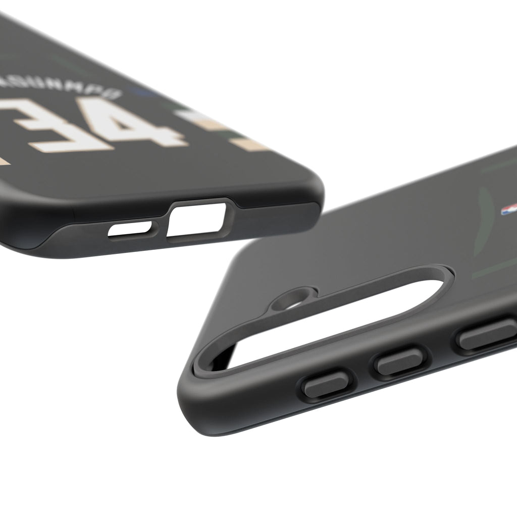 Giannis Antetokounmpo Force Drive Edition – Heavy-Duty ShockGuard Layers, Athletic Slim Fit | iPhone 8–16 Pro Max & Samsung S10–S25 Ultra Supported