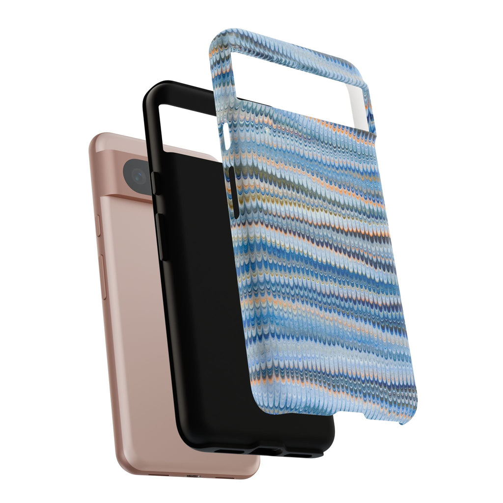 Blue Marbled Vintage Marbled Design - Tough Cases