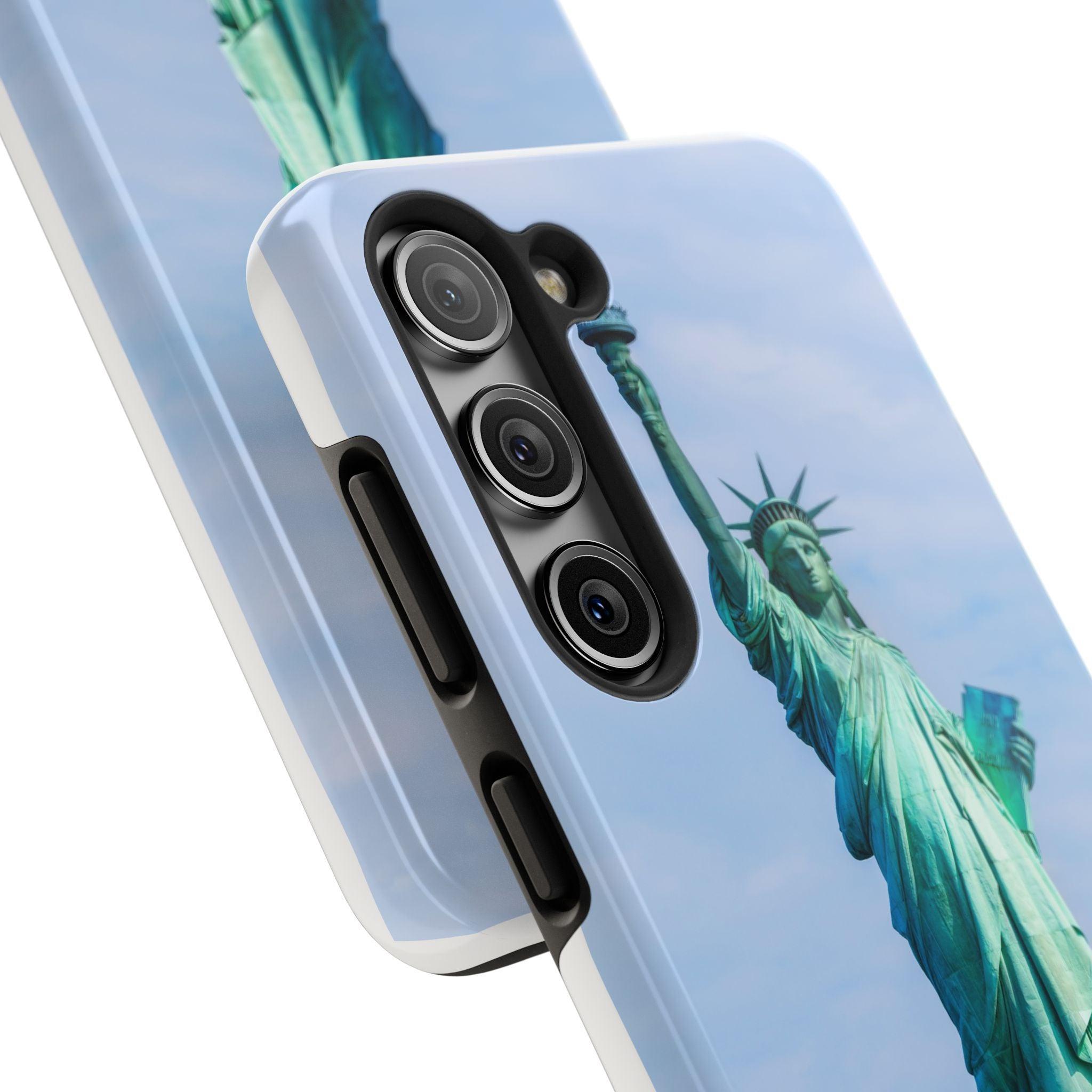 Statue of Liberty Printed Tough Phone Case - Iconic Freedom Design