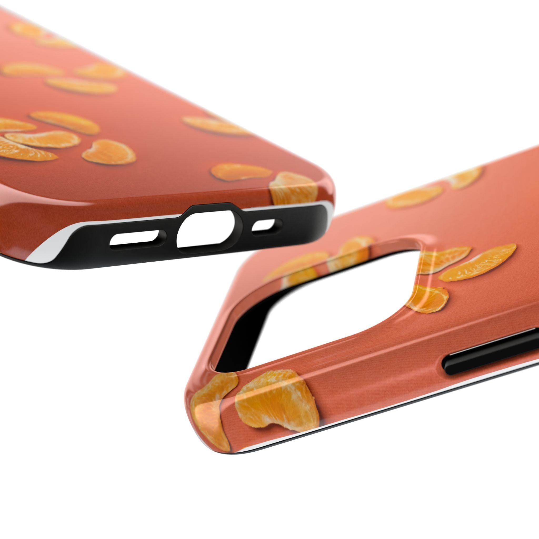Peal Oranges printed Tough Phone Cases