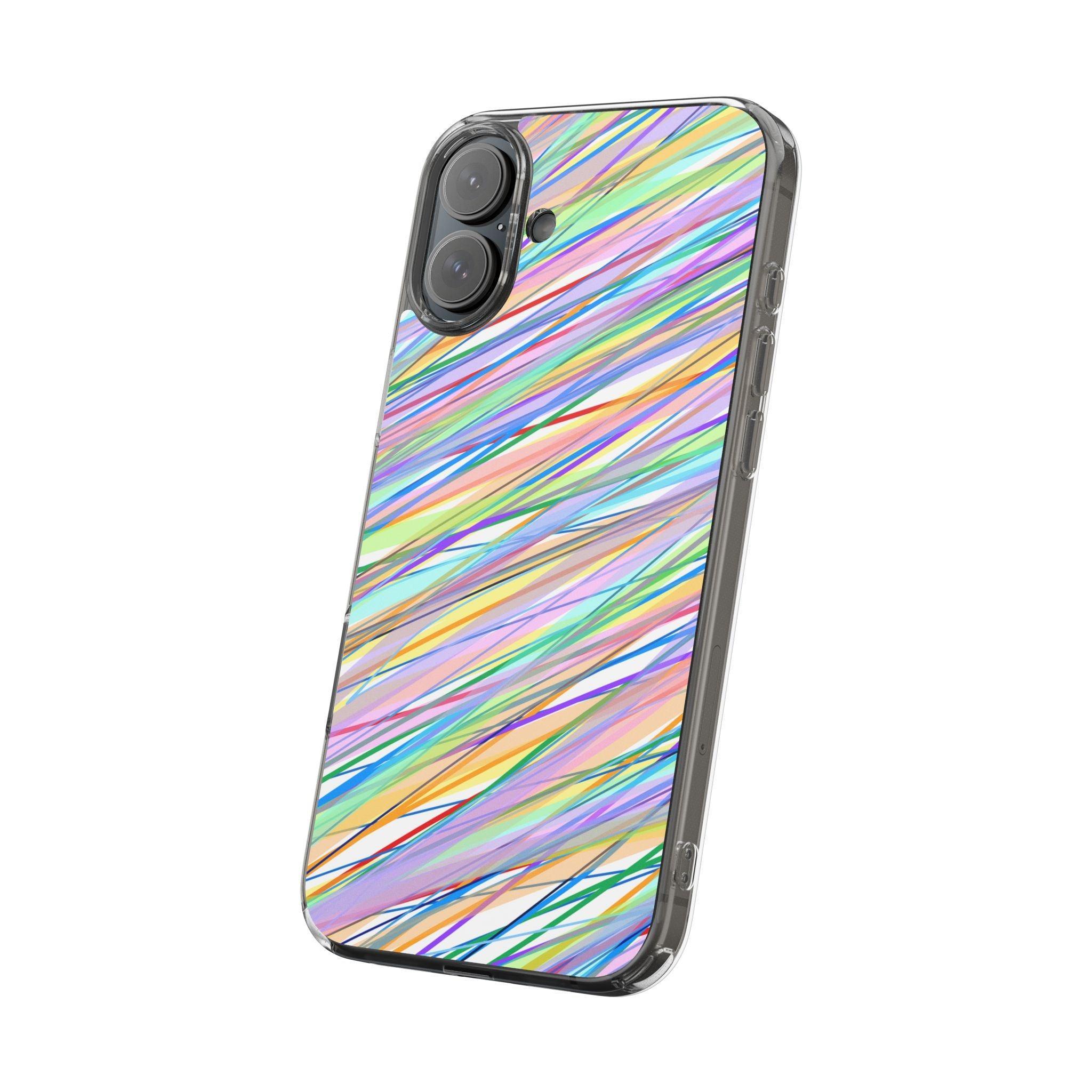 Threads Of Colors Clear Case