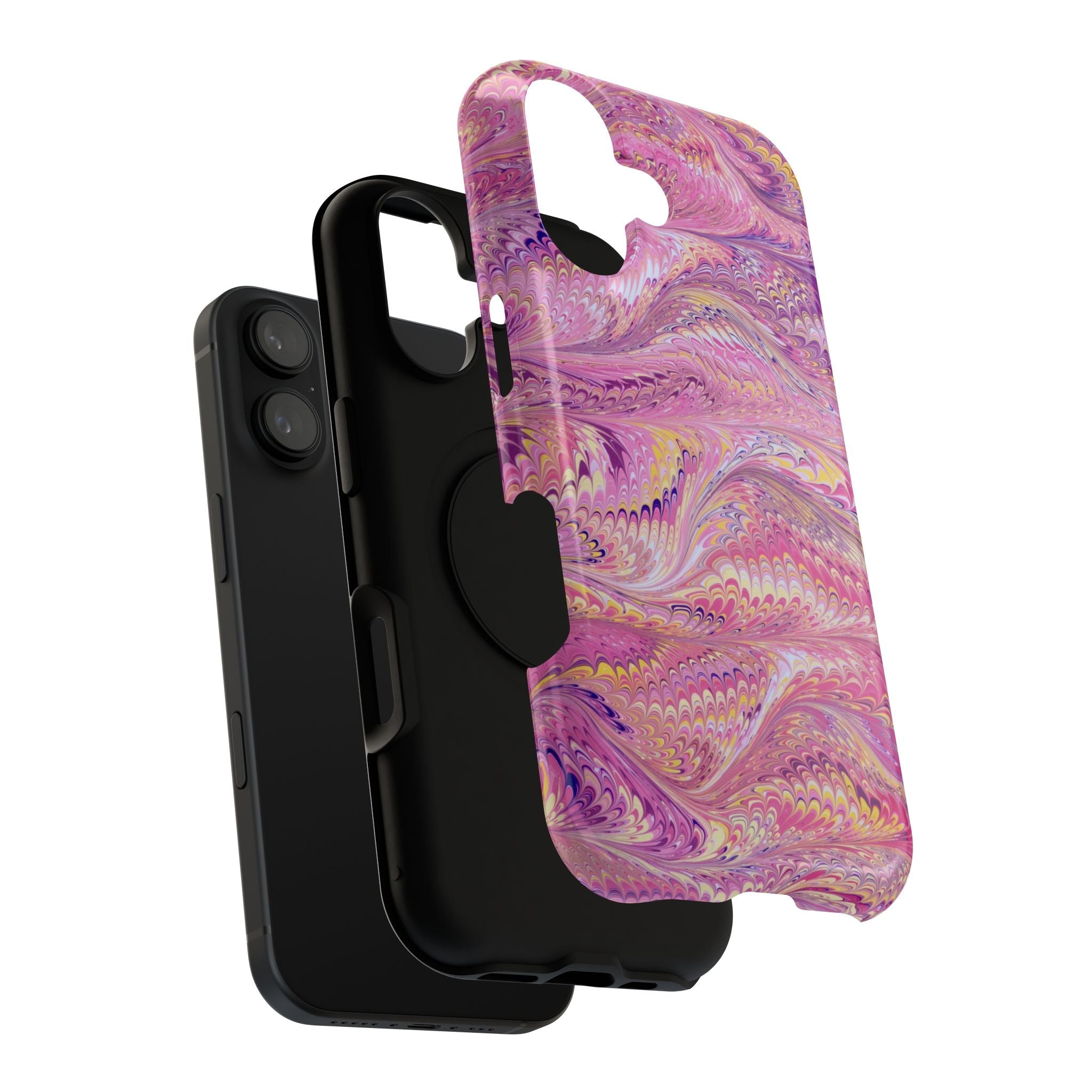 Spring Pinks Italian Marble Phone Case - Dual Layer Design