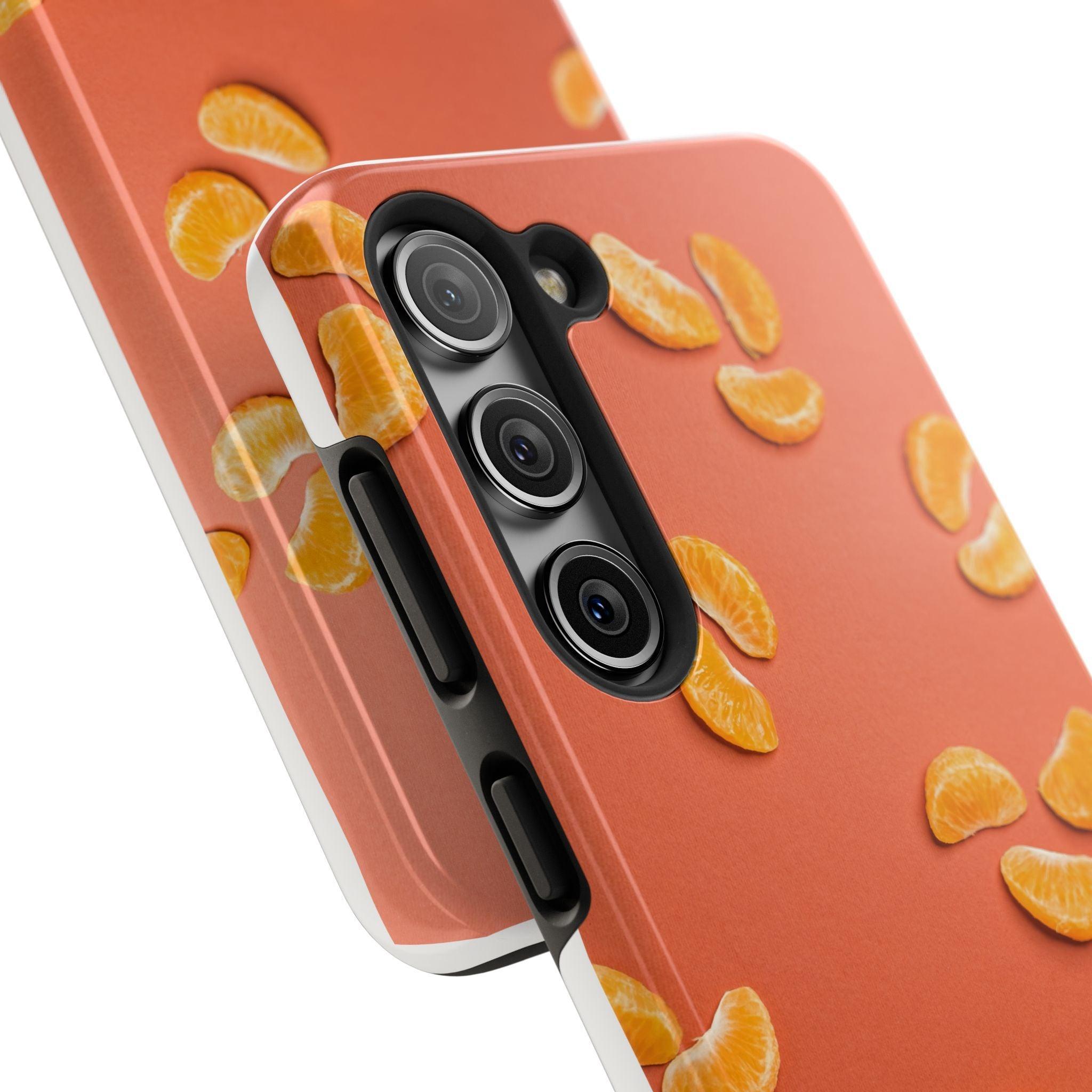 Peal Oranges printed Tough Phone Cases