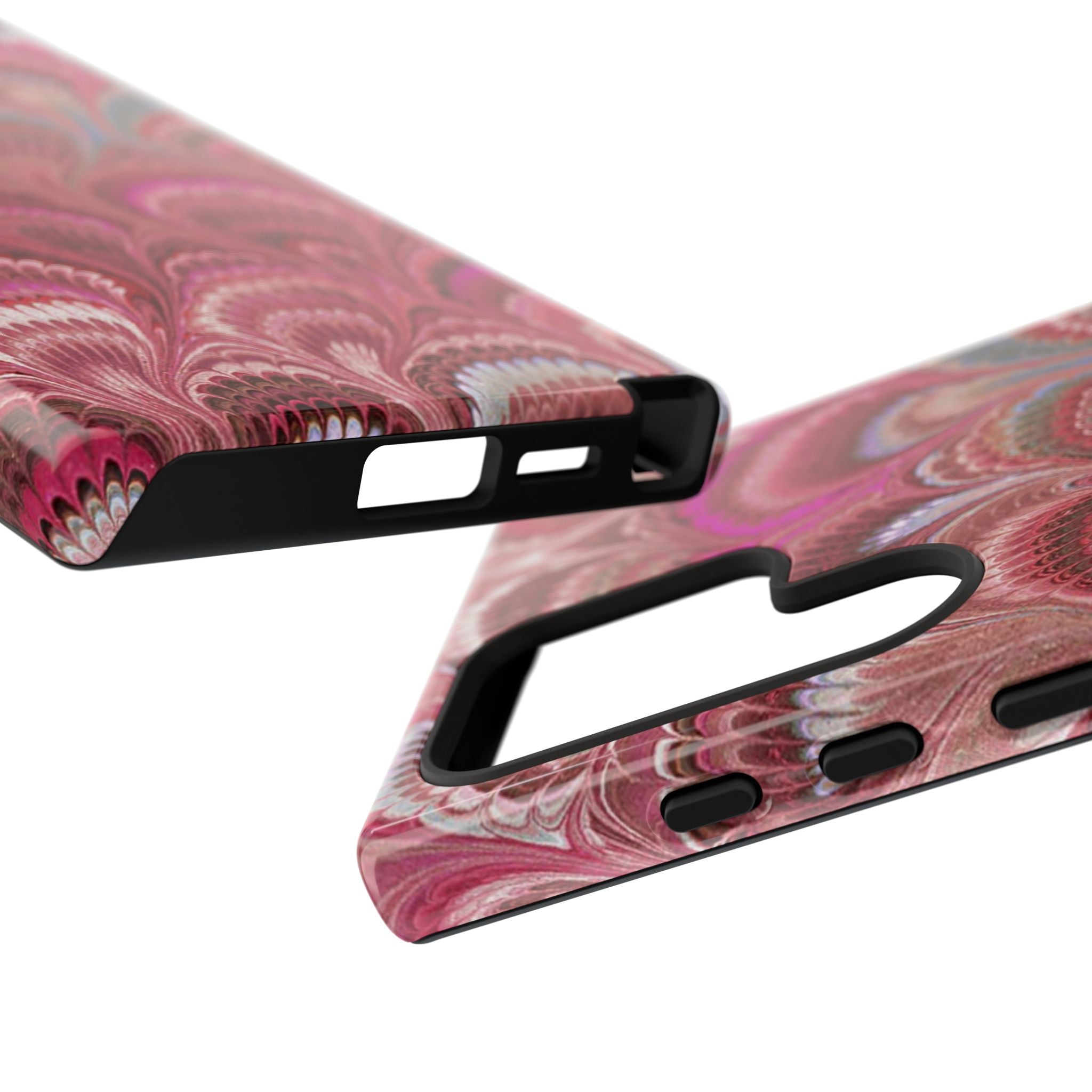 Shades of Pink Marbled Phone Case —  Dual Layer - Tough Protective Phone Cover