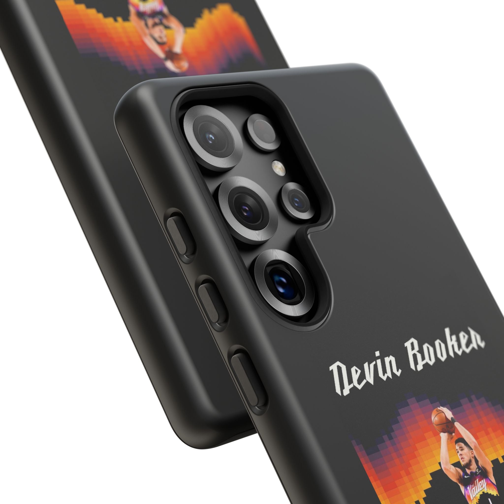 Devin Booker Precision Blaze Series – Dual-Layer ShockGuard Protection | Fits iPhone 8–16 Pro Max & Samsung Galaxy S10–S25 Ultra