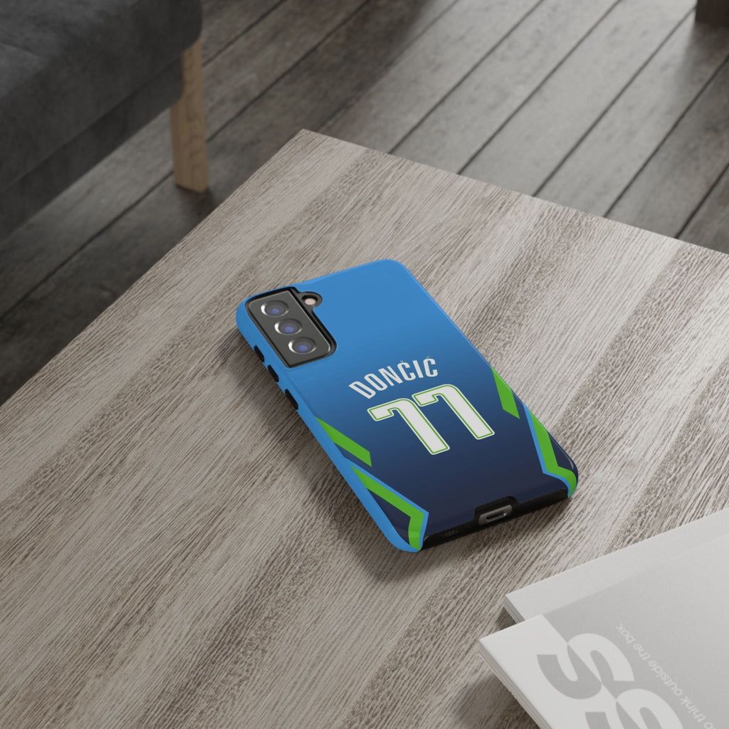 Luka Dončić Ice Vision Edition – Rugged Dual-Layer Build, Slim Fit | Compatible with iPhone 8–16 Pro Max & Samsung Galaxy S10–S25 Ultra