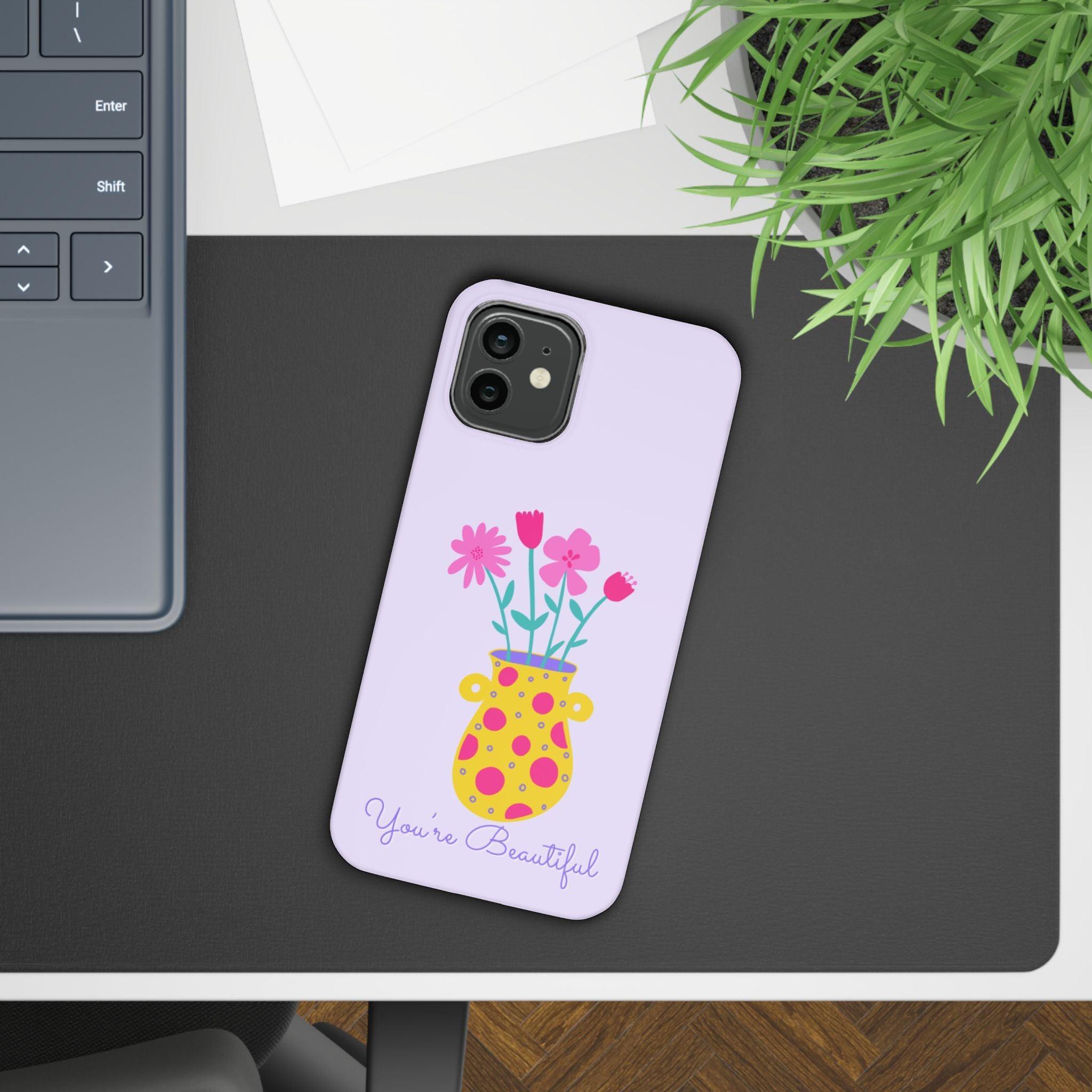 Floral Pot Phone Case – Bloom with Style Everywhere You Go