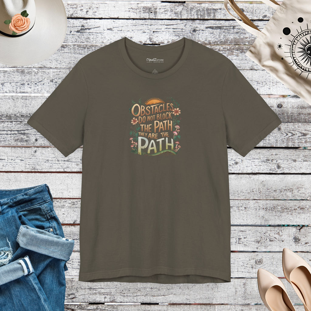 Unisex Jersey Short Sleeve Tee - Eye-Catching Print - DipaliZ