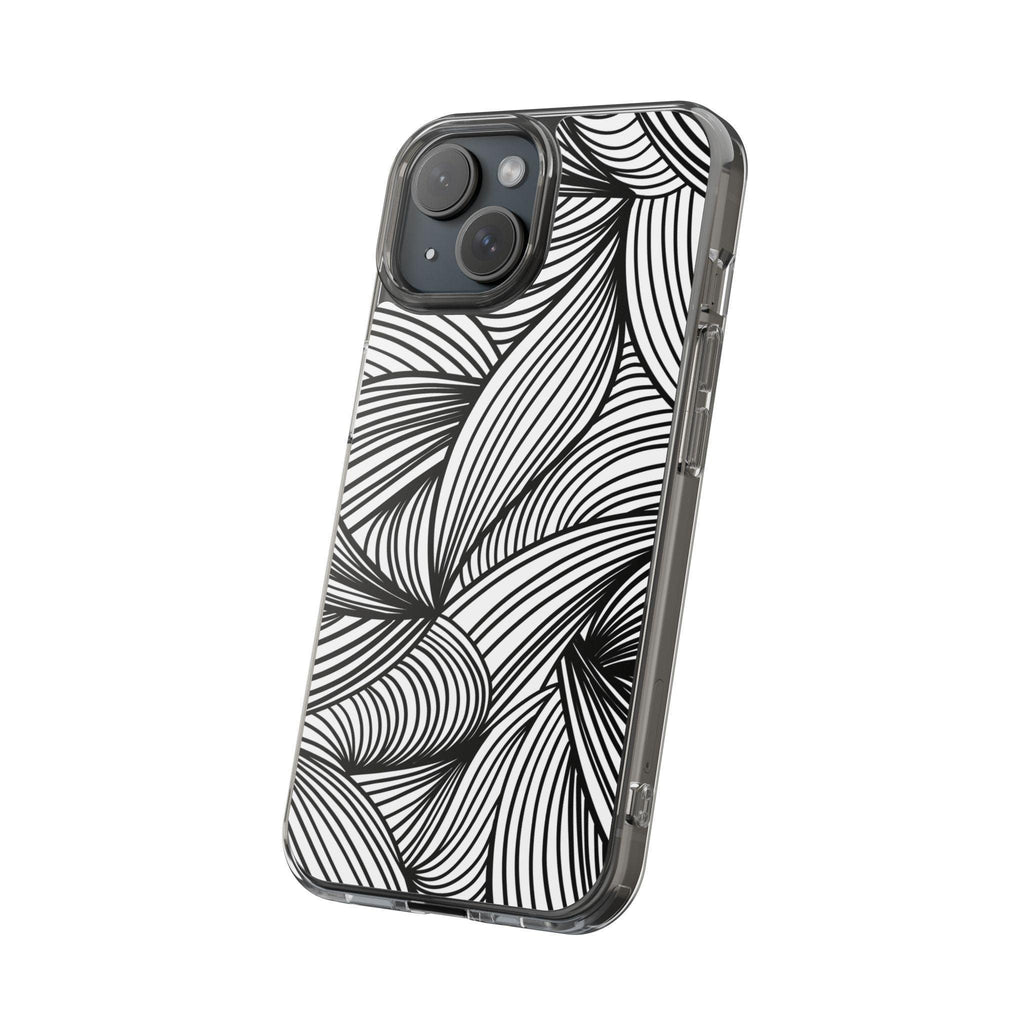 Black and White Illusion Clear Cases