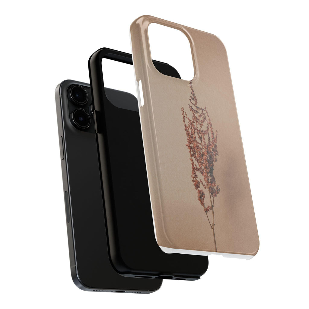 Brown Dry Leaf Tough Phone Cases