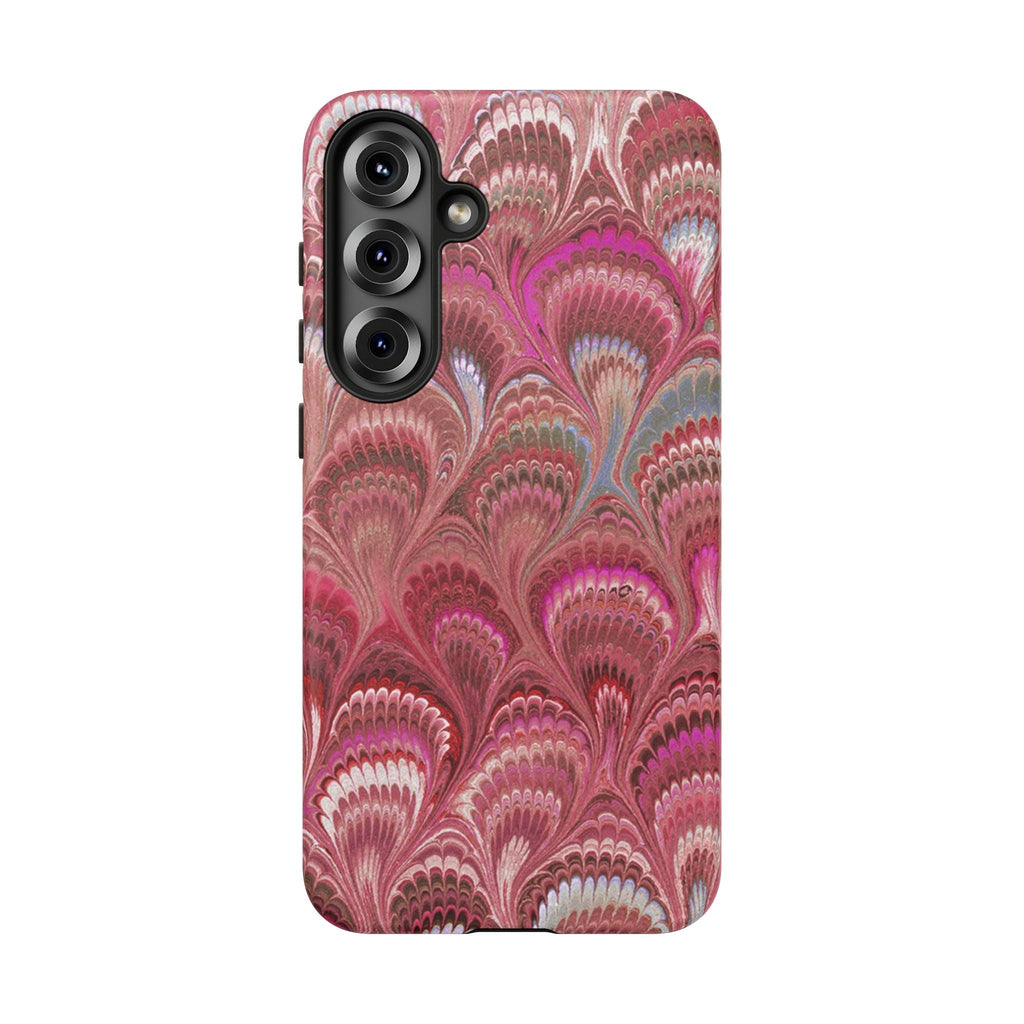Shades of Pink Marbled Phone Case —  Dual Layer - Tough Protective Phone Cover