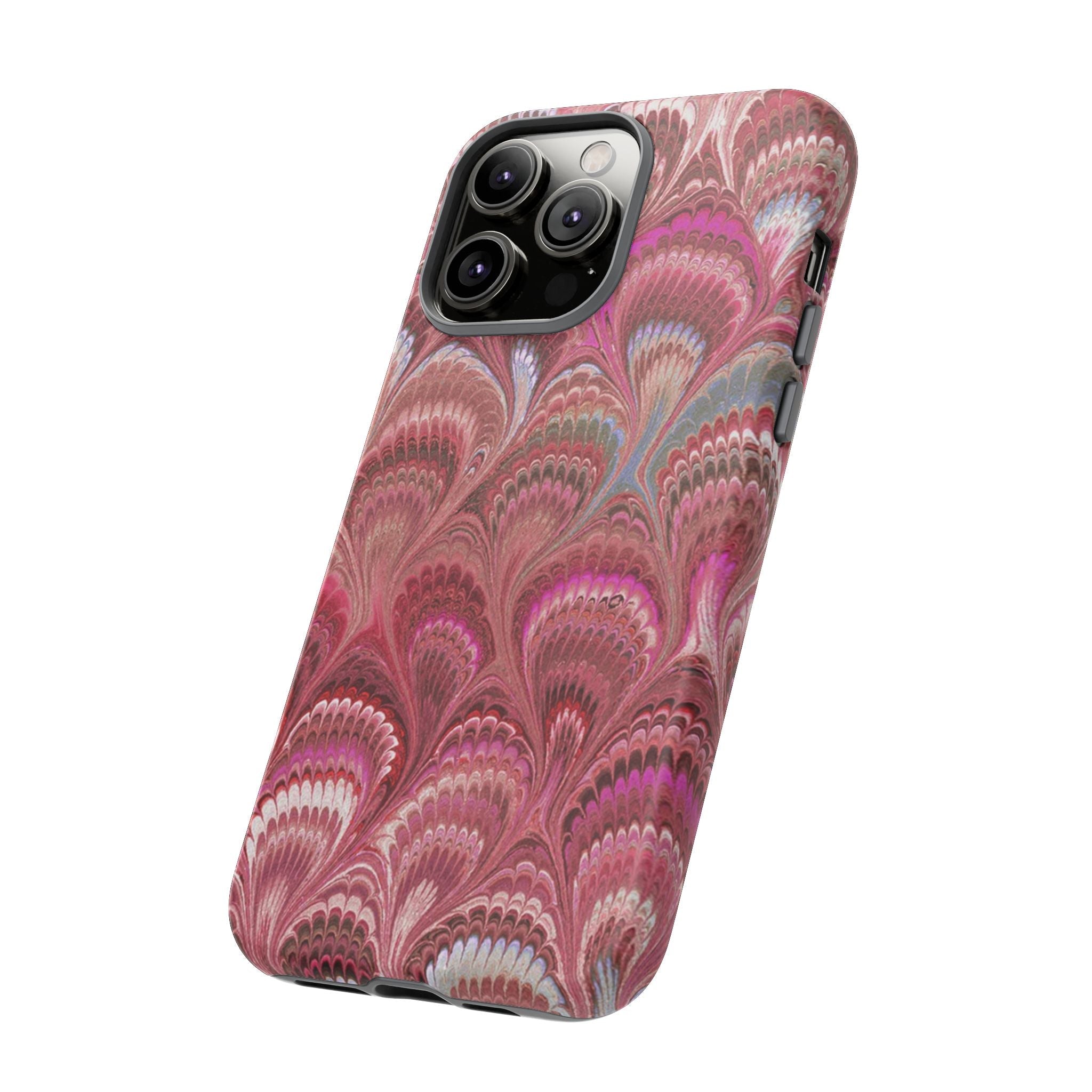 Shades of Pink Marbled Phone Case —  Dual Layer - Tough Protective Phone Cover