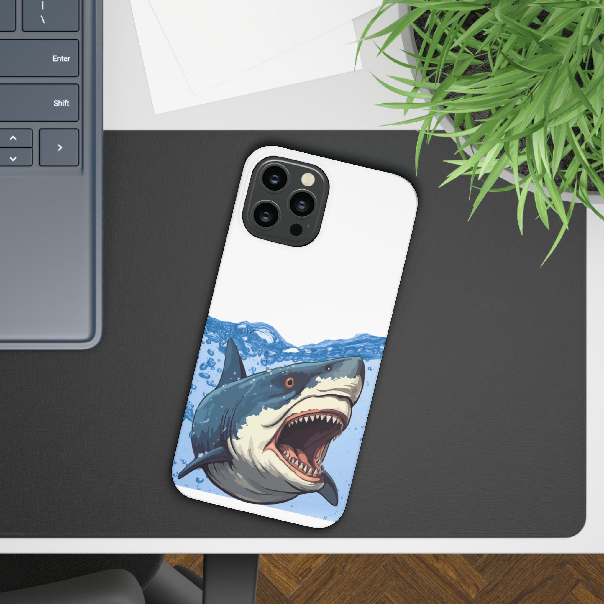 Shark Frenzy Phone Case – Dive into Bold Style