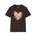 Love You Heart T-Shirt - Boho Neutral Valentine's Tee