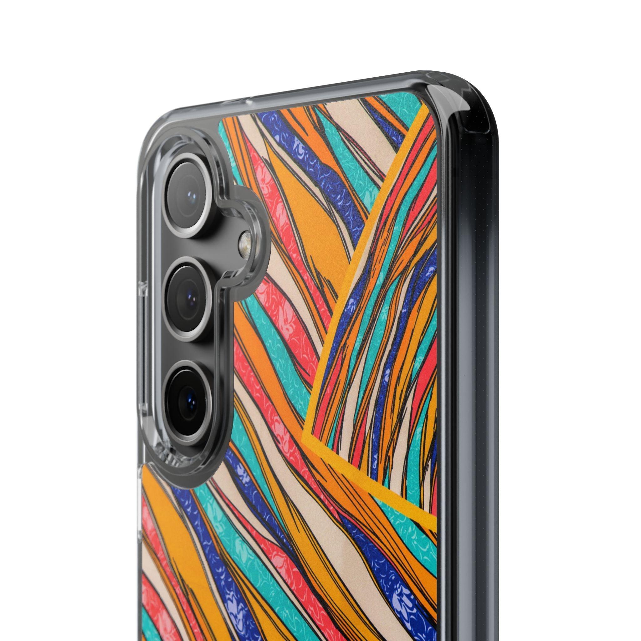 Clear Cases Stripes of  Powerful Colors