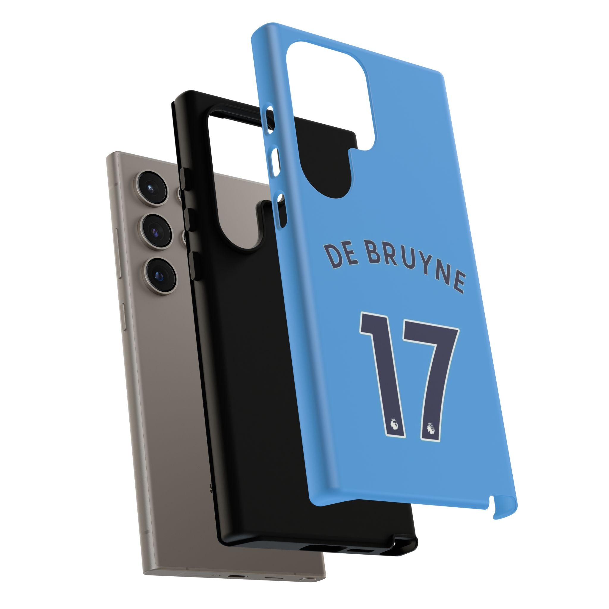 Kevin De Bruyne VisionGuard – Enhanced Protection & Sleek Design | Fits iPhone 8–16 Pro Max & Galaxy S10–S25 Ultra