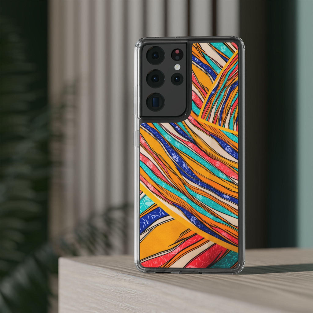 Clear Cases Stripes of  Powerful Colors