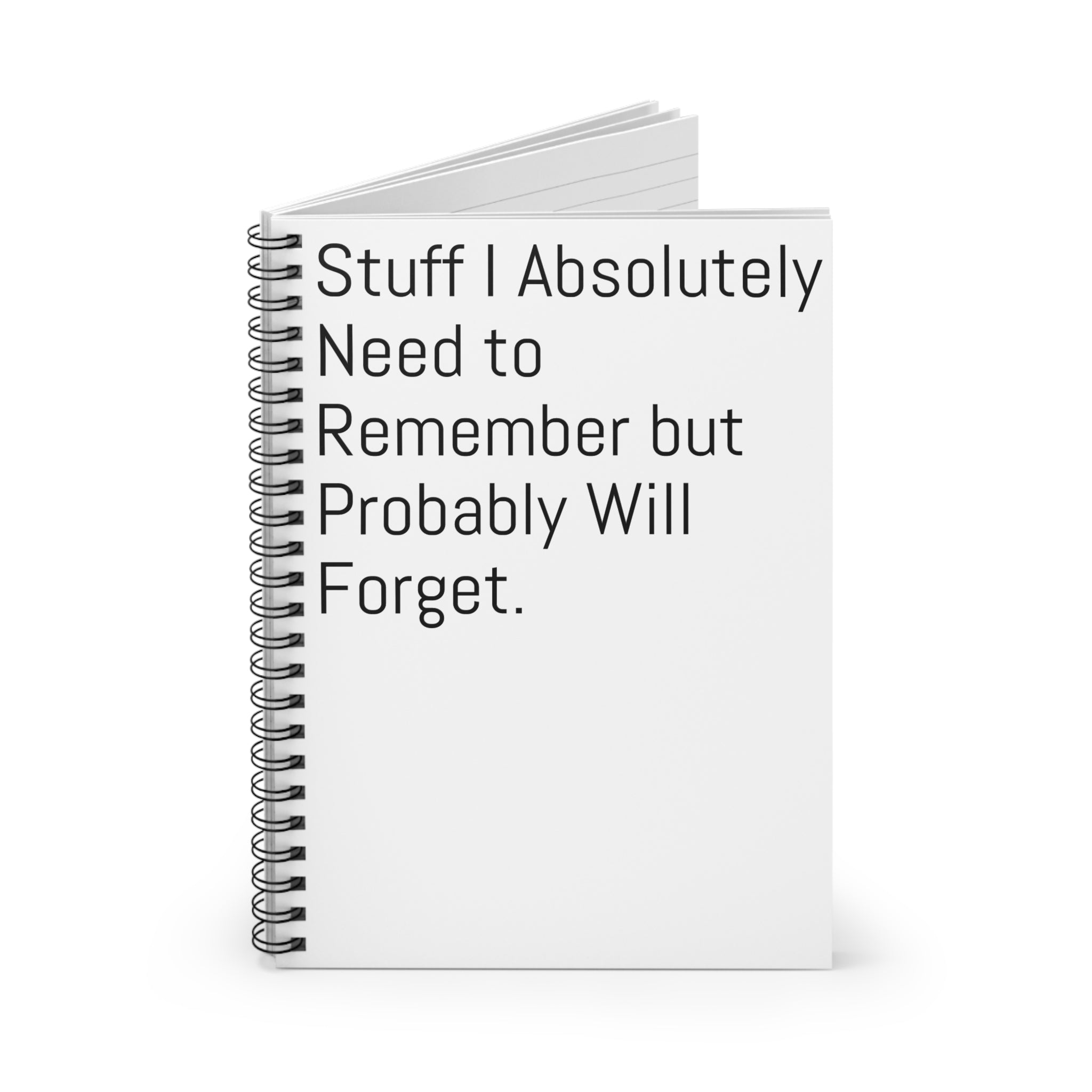 White Quote Notebook