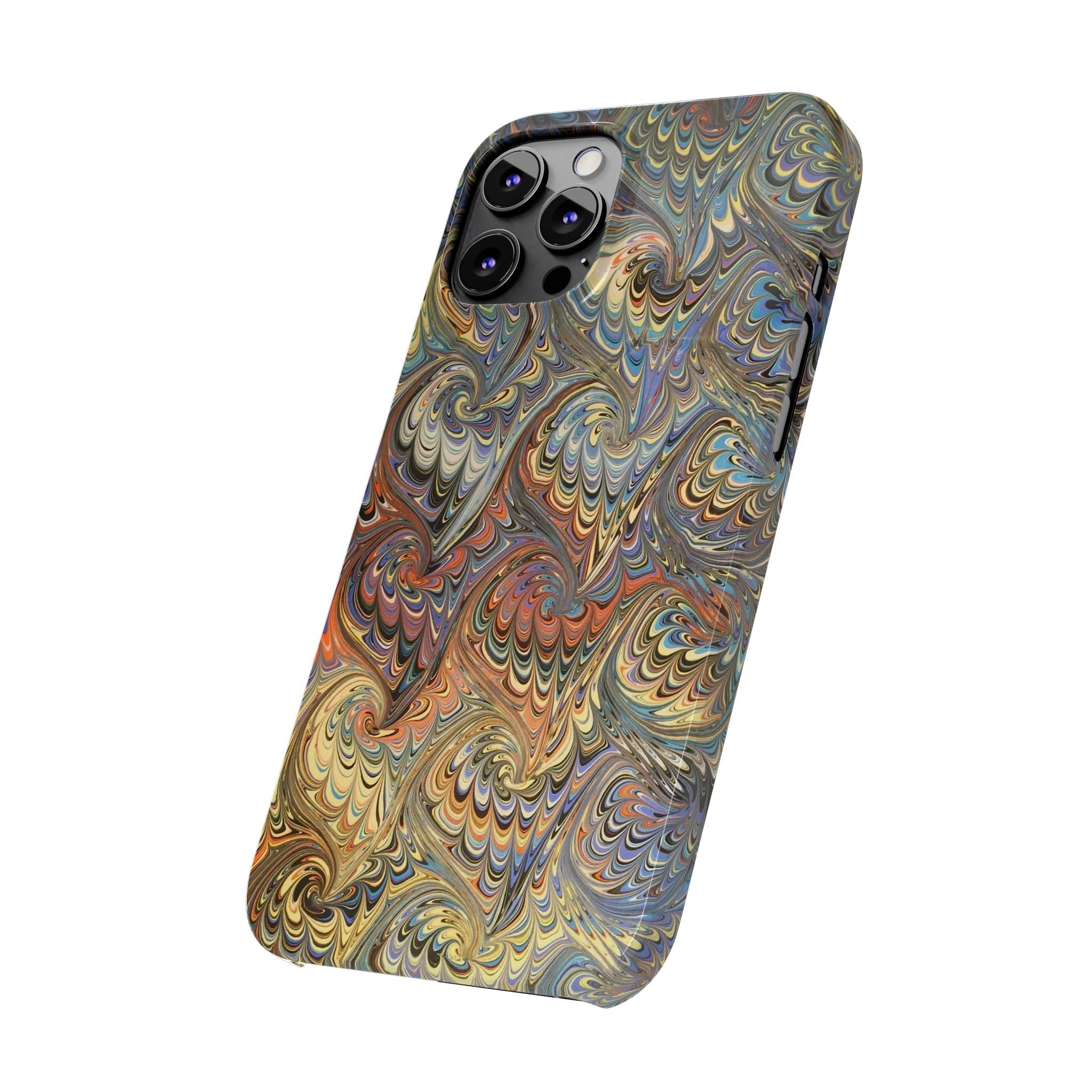Golden Fall Colors Italian Traditional Marble Design