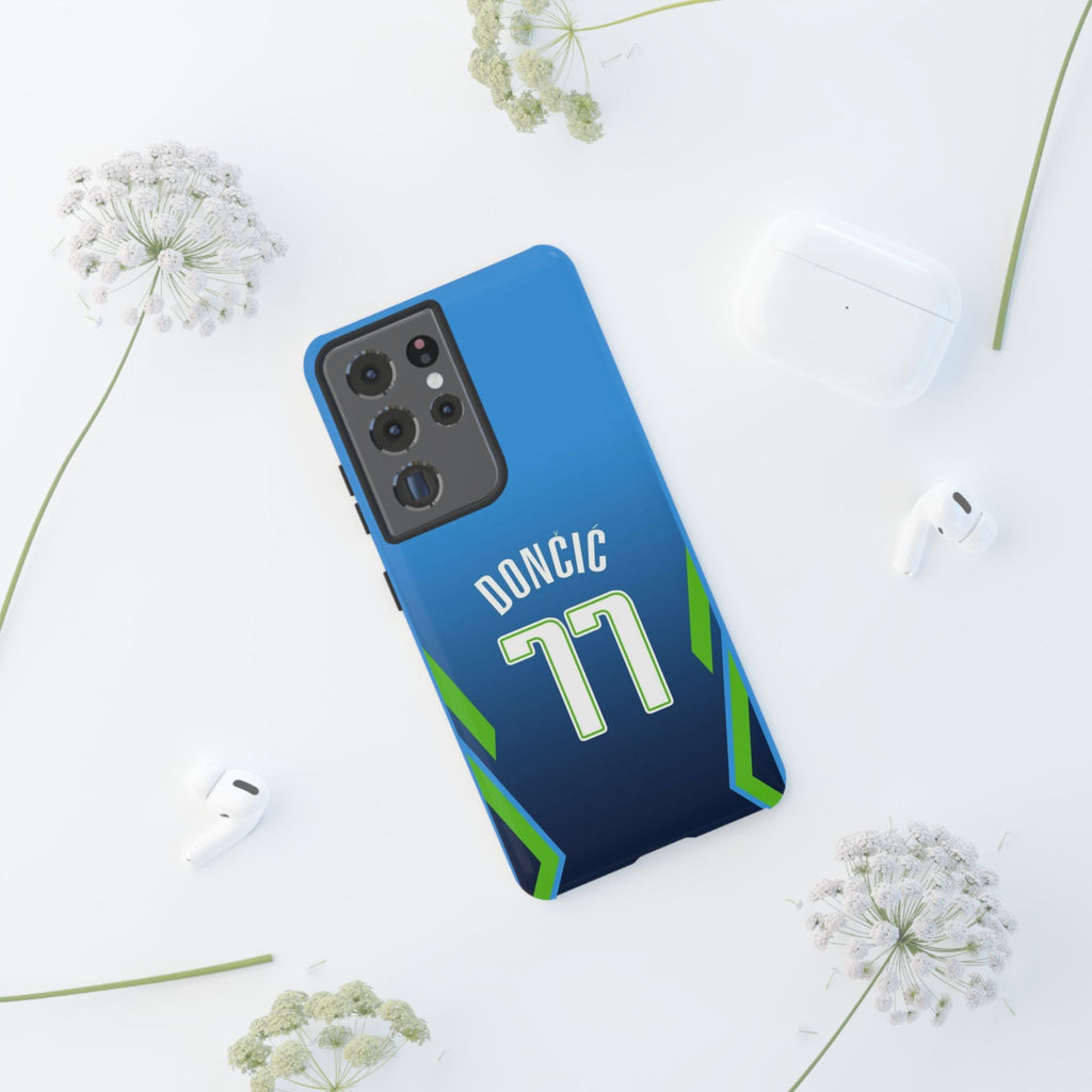 Luka Dončić Ice Vision Edition – Rugged Dual-Layer Build, Slim Fit | Compatible with iPhone 8–16 Pro Max & Samsung Galaxy S10–S25 Ultra