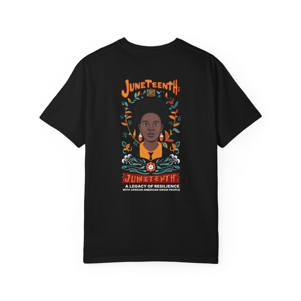 Juneteenth Black History Cotton Tee - Resilience Design - DipaliZ