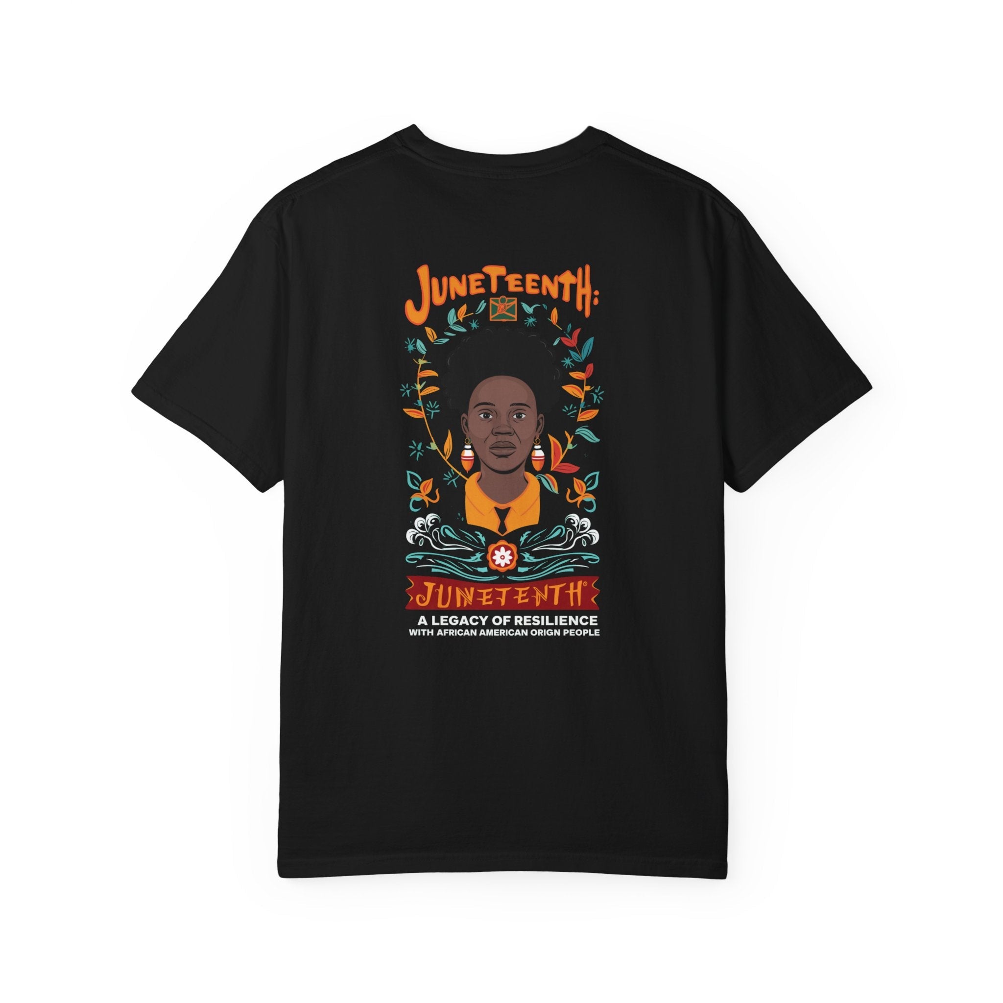 Juneteenth Black History Cotton Tee - Resilience Design - DipaliZ