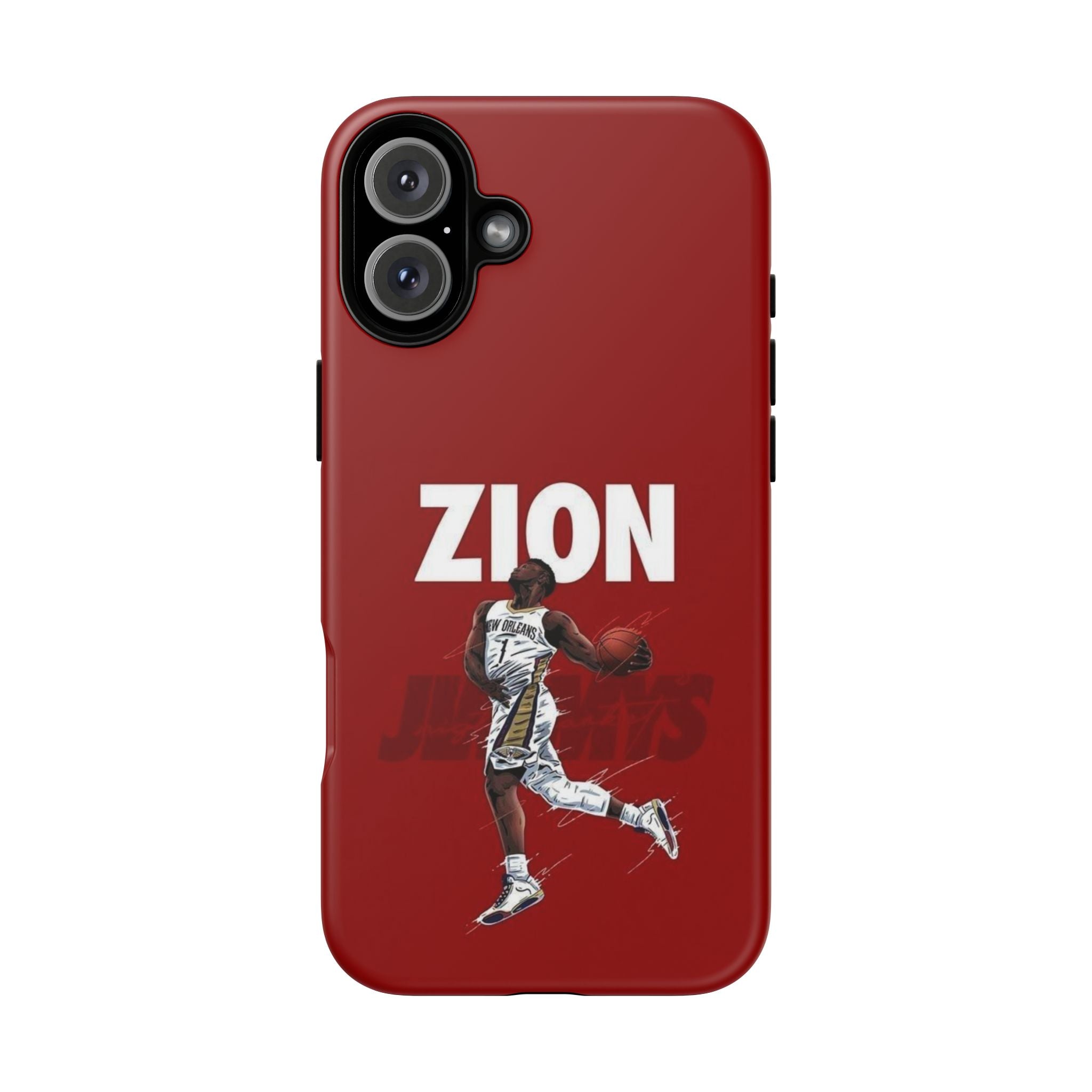 Zion Williamson Power Drive Edition – Rugged Dual-Layer Armor & Slim Fit | Compatible with iPhone 8–16 Pro Max & Samsung S10–S25 Ultra