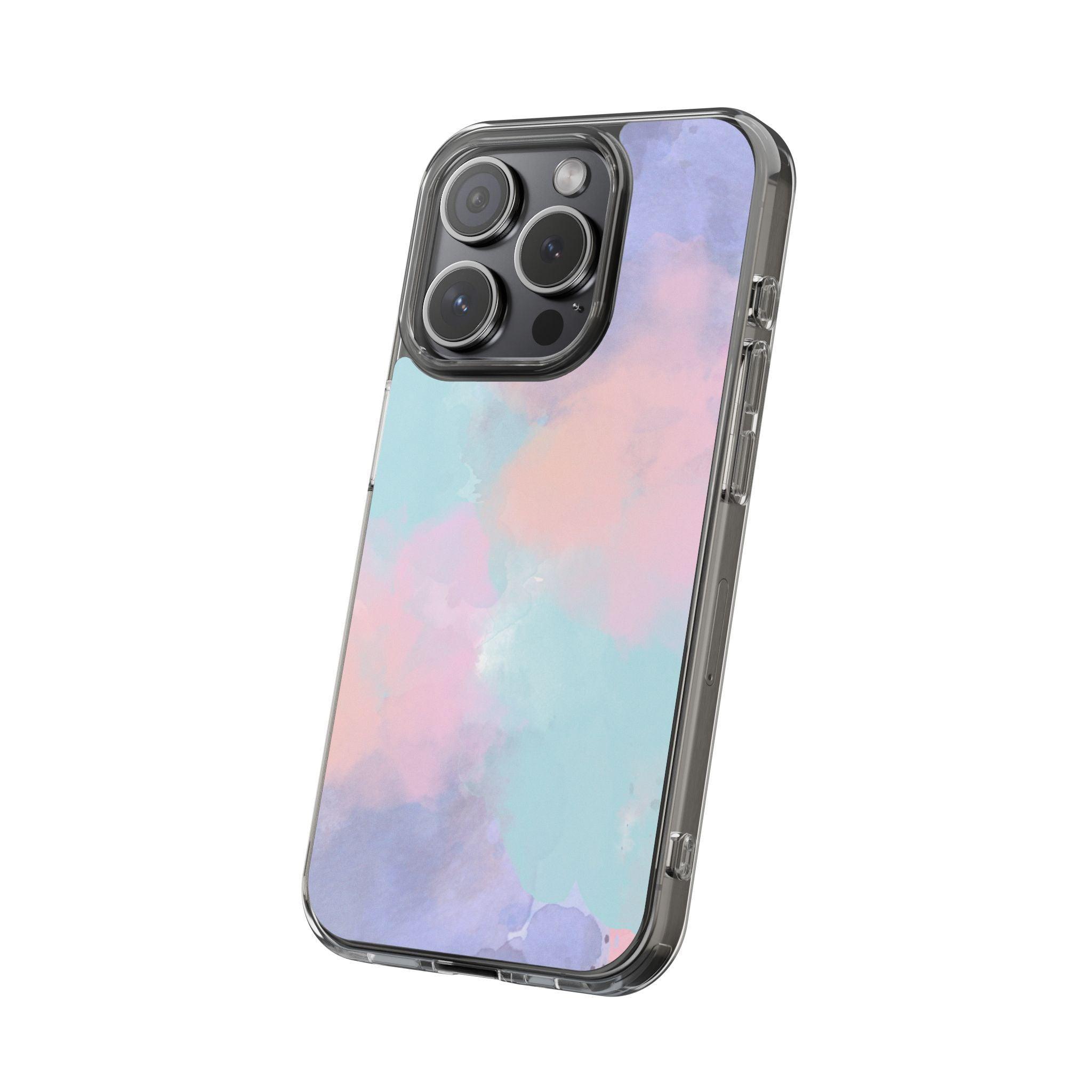 Shades of Pastel Clear Cases