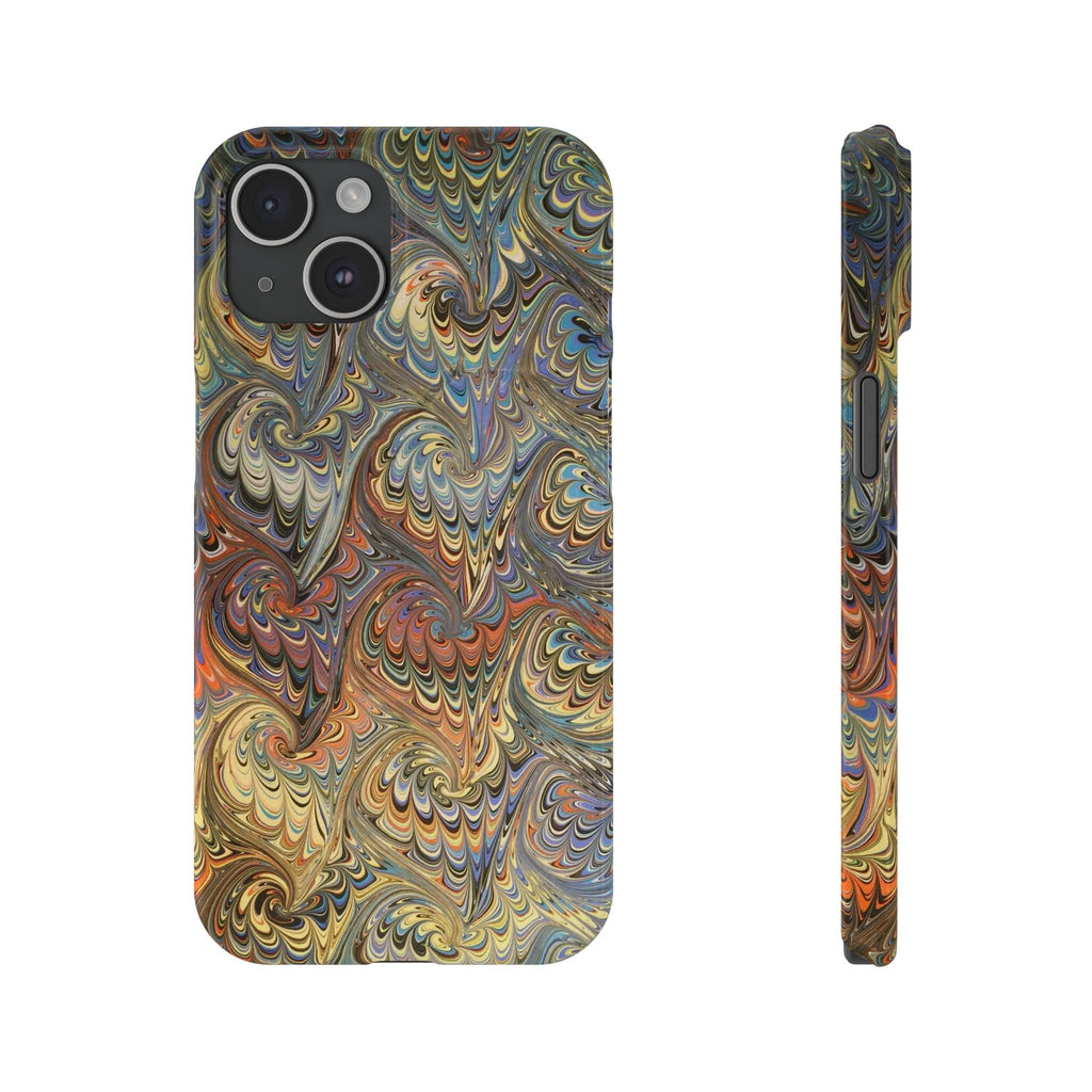 Golden Fall Colors Italian Traditional Marble Design