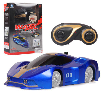 Remote control car stunt wall climbing car