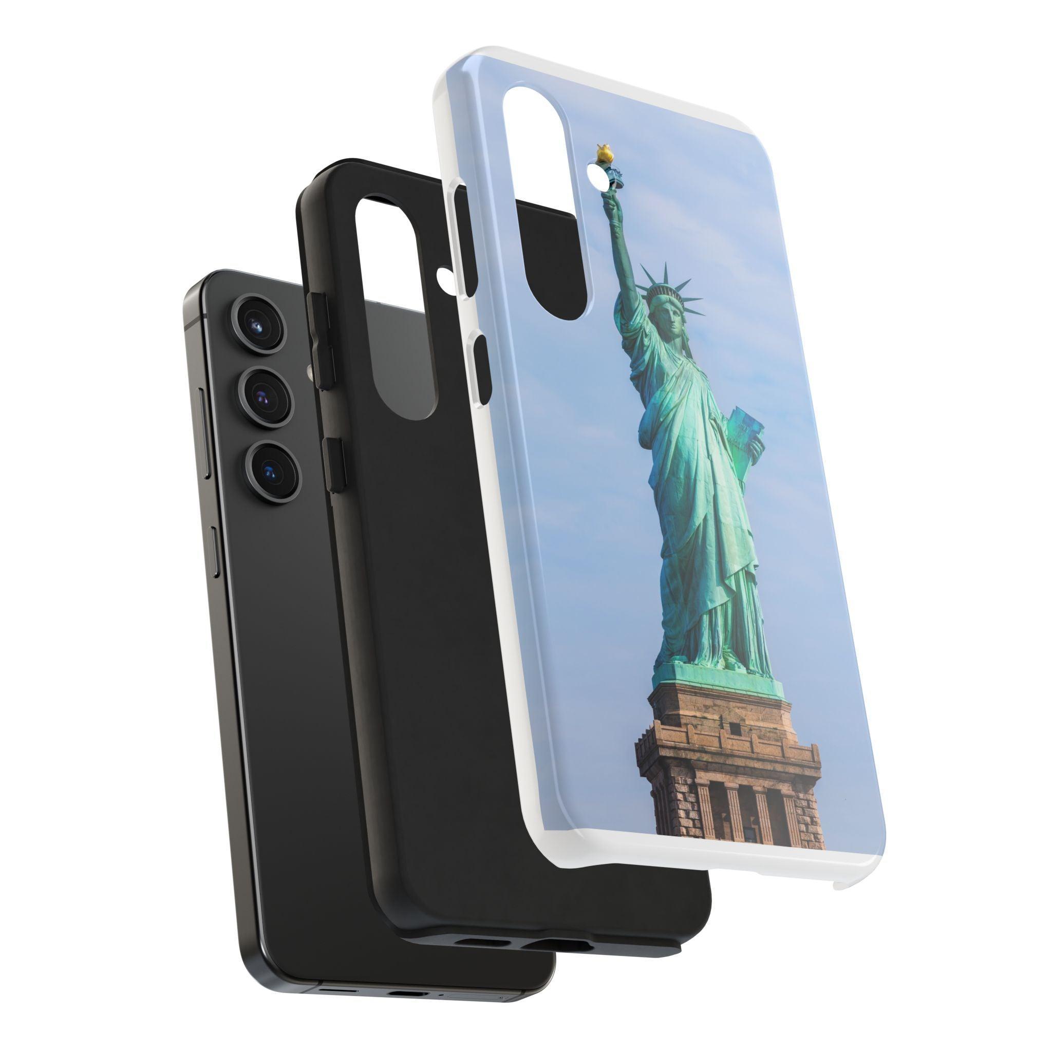 Statue of Liberty Printed Tough Phone Case - Iconic Freedom Design