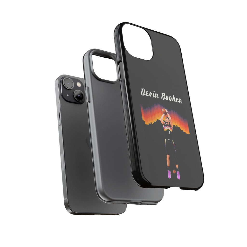 Devin Booker Precision Blaze Series – Dual-Layer ShockGuard Protection | Fits iPhone 8–16 Pro Max & Samsung Galaxy S10–S25 Ultra