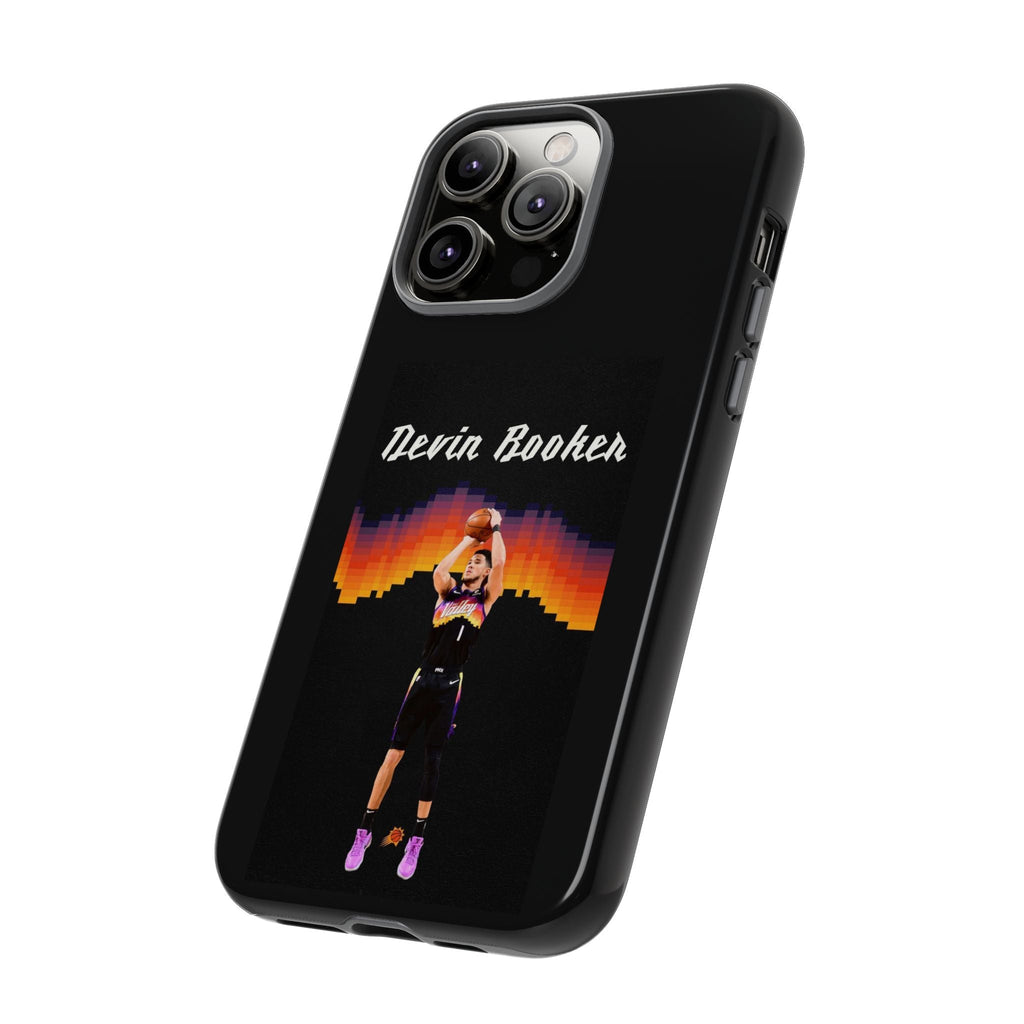 Devin Booker Precision Blaze Series – Dual-Layer ShockGuard Protection | Fits iPhone 8–16 Pro Max & Samsung Galaxy S10–S25 Ultra