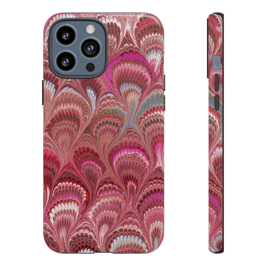 Shades of Pink Marbled Phone Case —  Dual Layer - Tough Protective Phone Cover