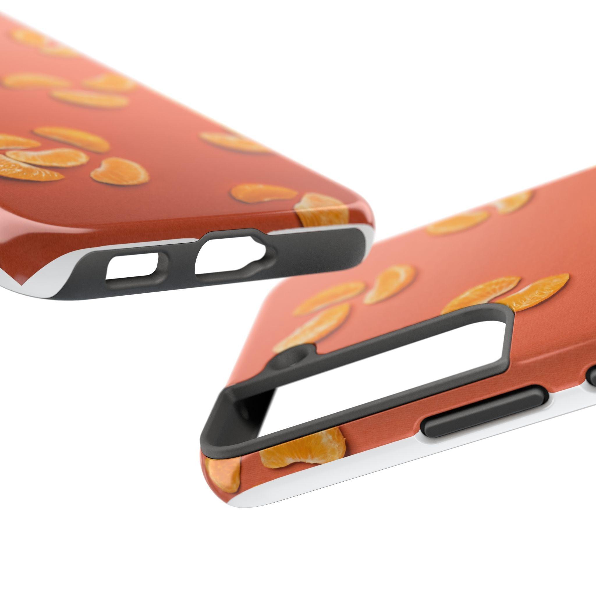 Peal Oranges printed Tough Phone Cases
