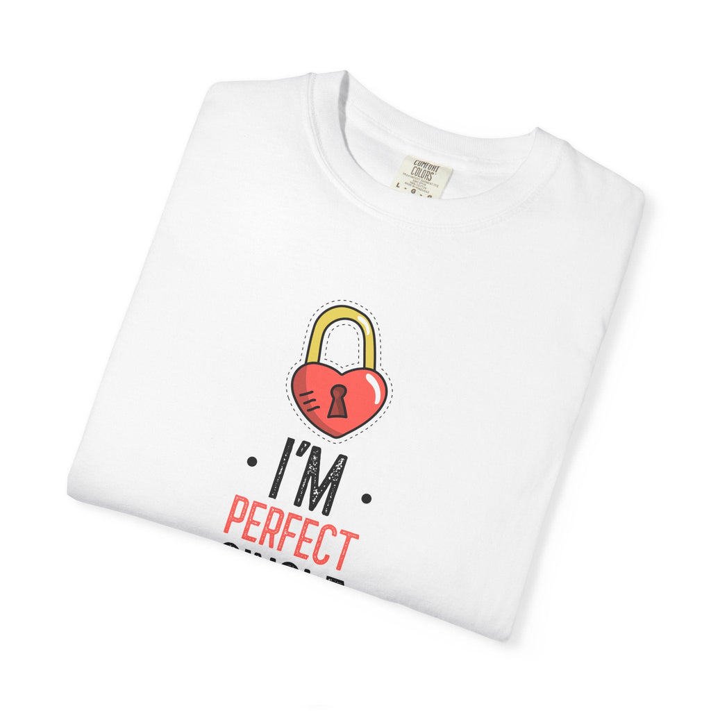 I Am Perfect Single Unisex Garment Dyed Tee - DipaliZ