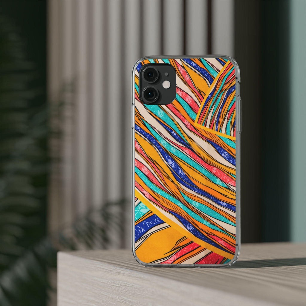 Clear Cases Stripes of  Powerful Colors