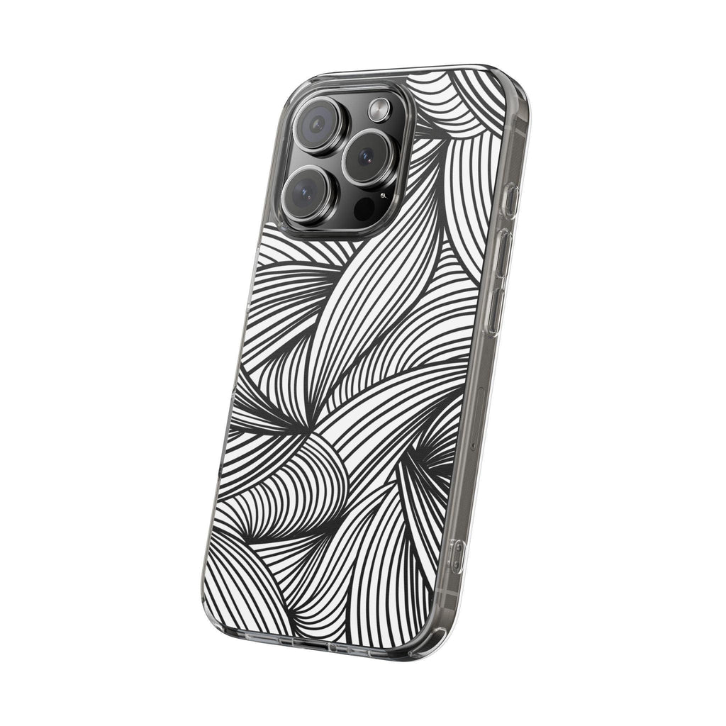 Black and White Illusion Clear Cases