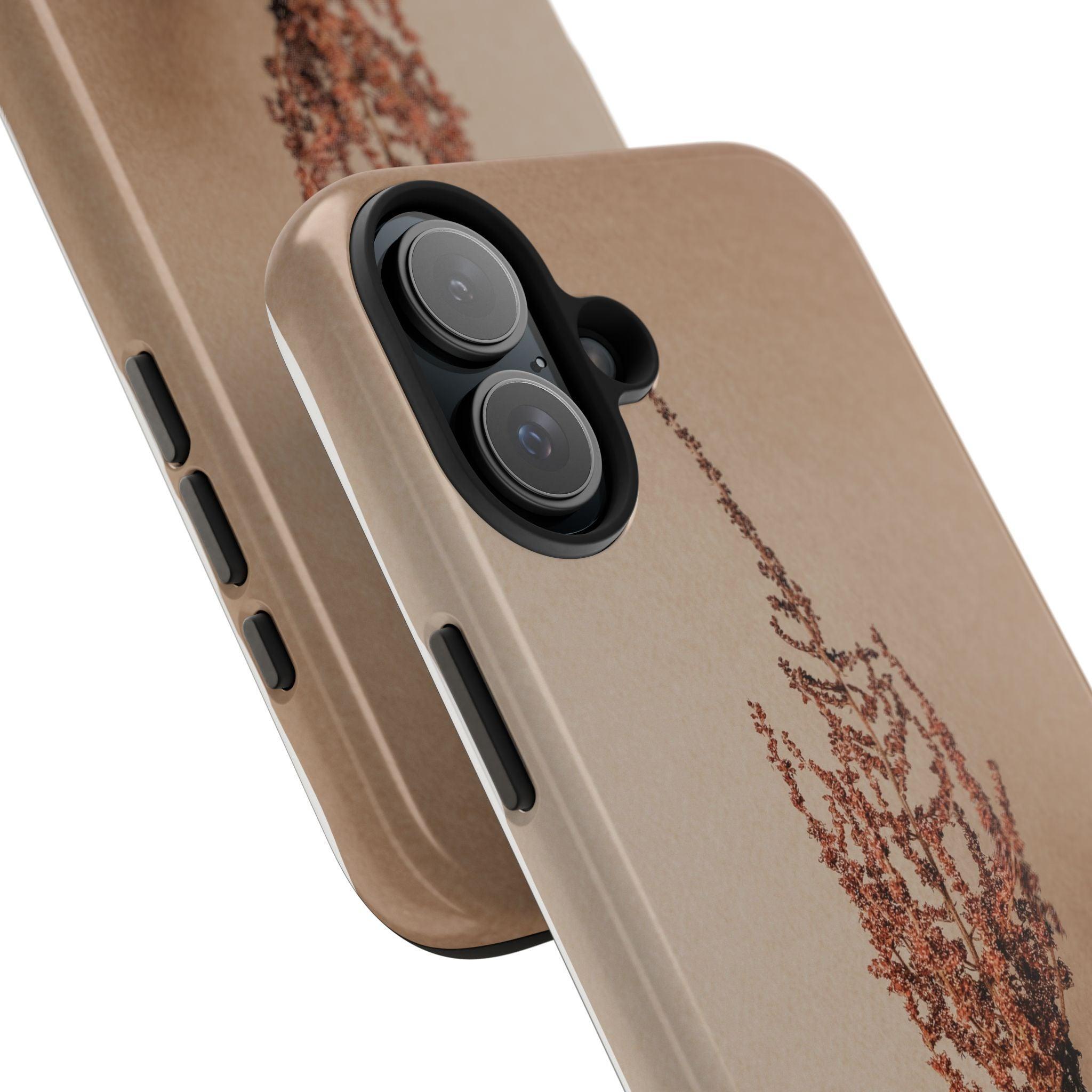 Brown Dry Leaf Tough Phone Cases