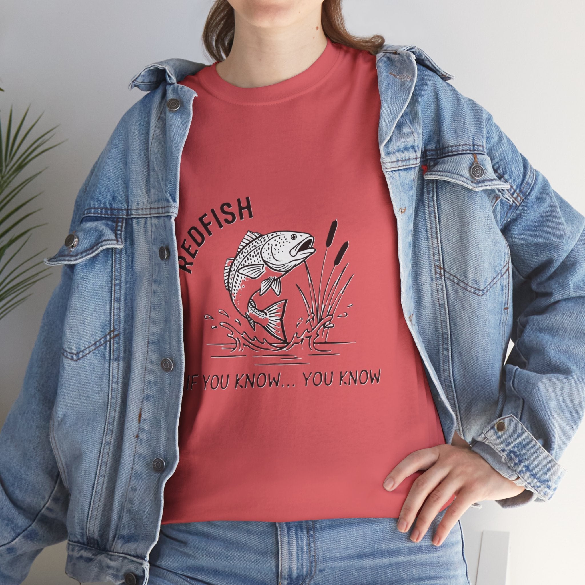 Fishing Red Fish T-Shirt — Vintage Angler Tee