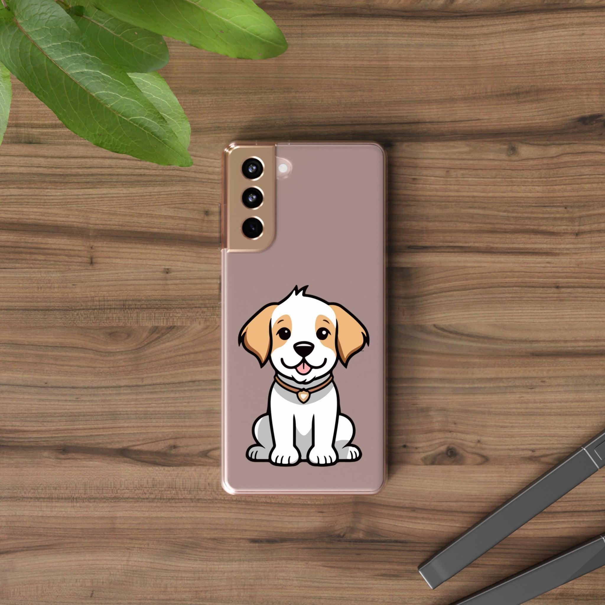 Clear Cases With Dog Printed