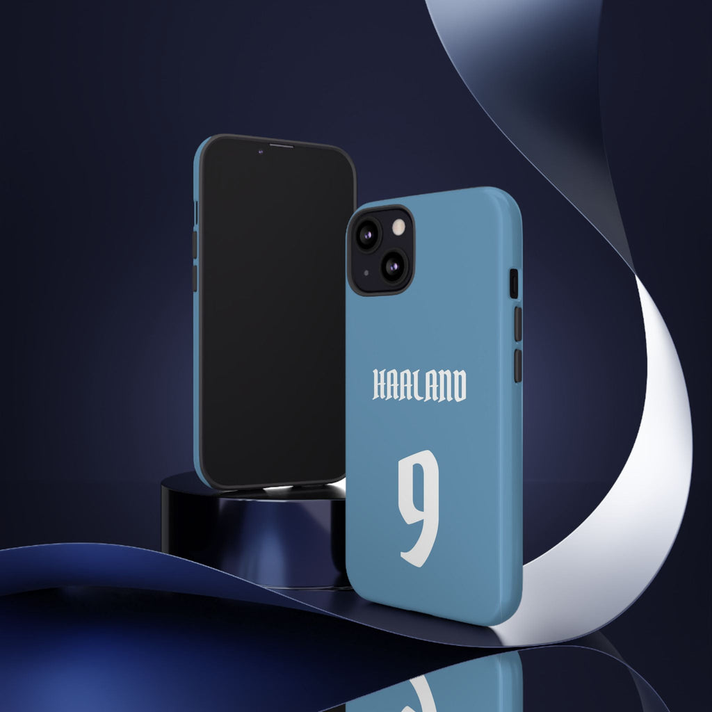 Erling Haaland PowerStrike – Rugged Dual-Layer Protection & Slim Profile | Compatible with iPhone 8 to 16 Pro Max & Samsung Galaxy S10 to S25 Ultra
