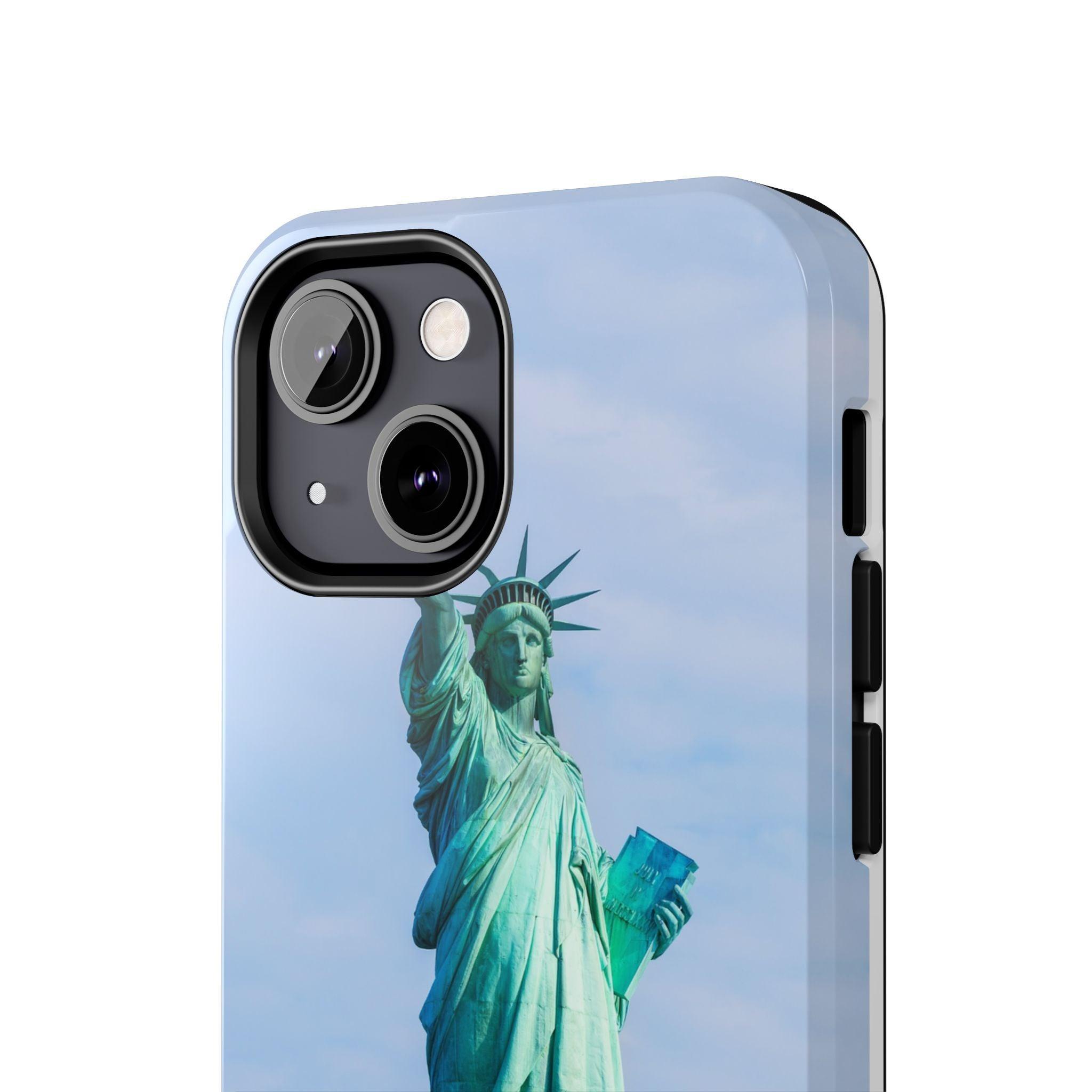 Statue of Liberty Printed Tough Phone Case - Iconic Freedom Design