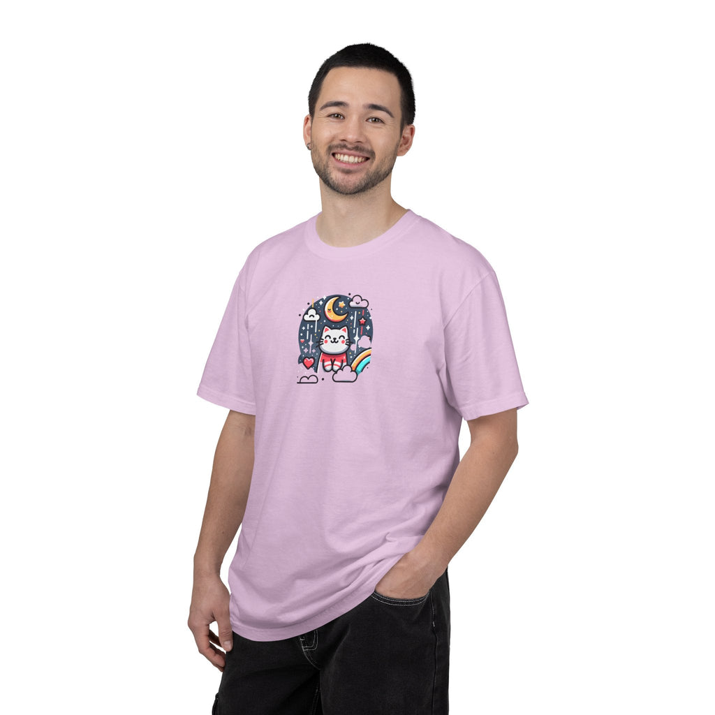 Adorable Cat Unisex Garment-Dyed T-Shirt - Ring-Spun Cotton - DipaliZ