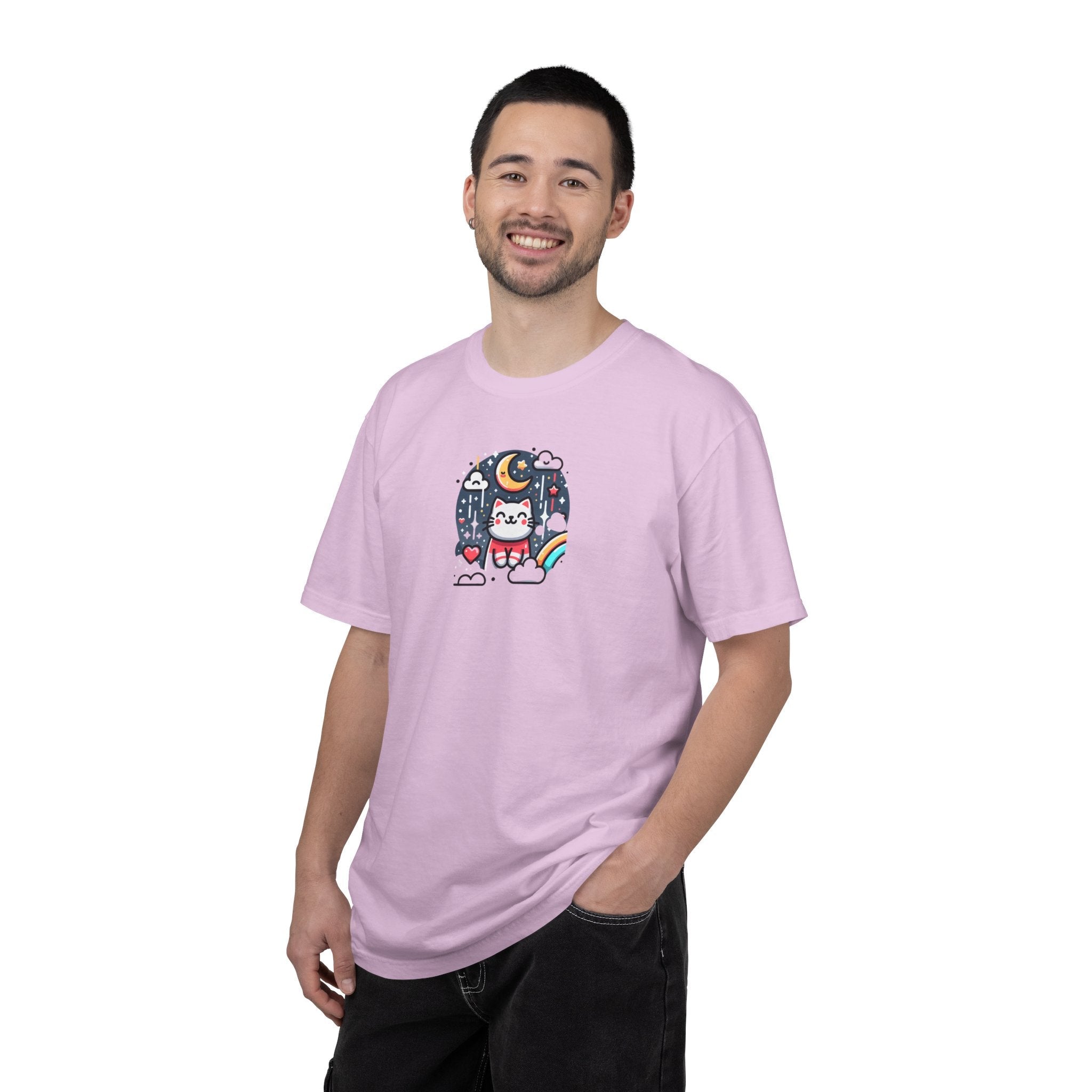 Adorable Cat Unisex Garment-Dyed T-Shirt - Ring-Spun Cotton - DipaliZ