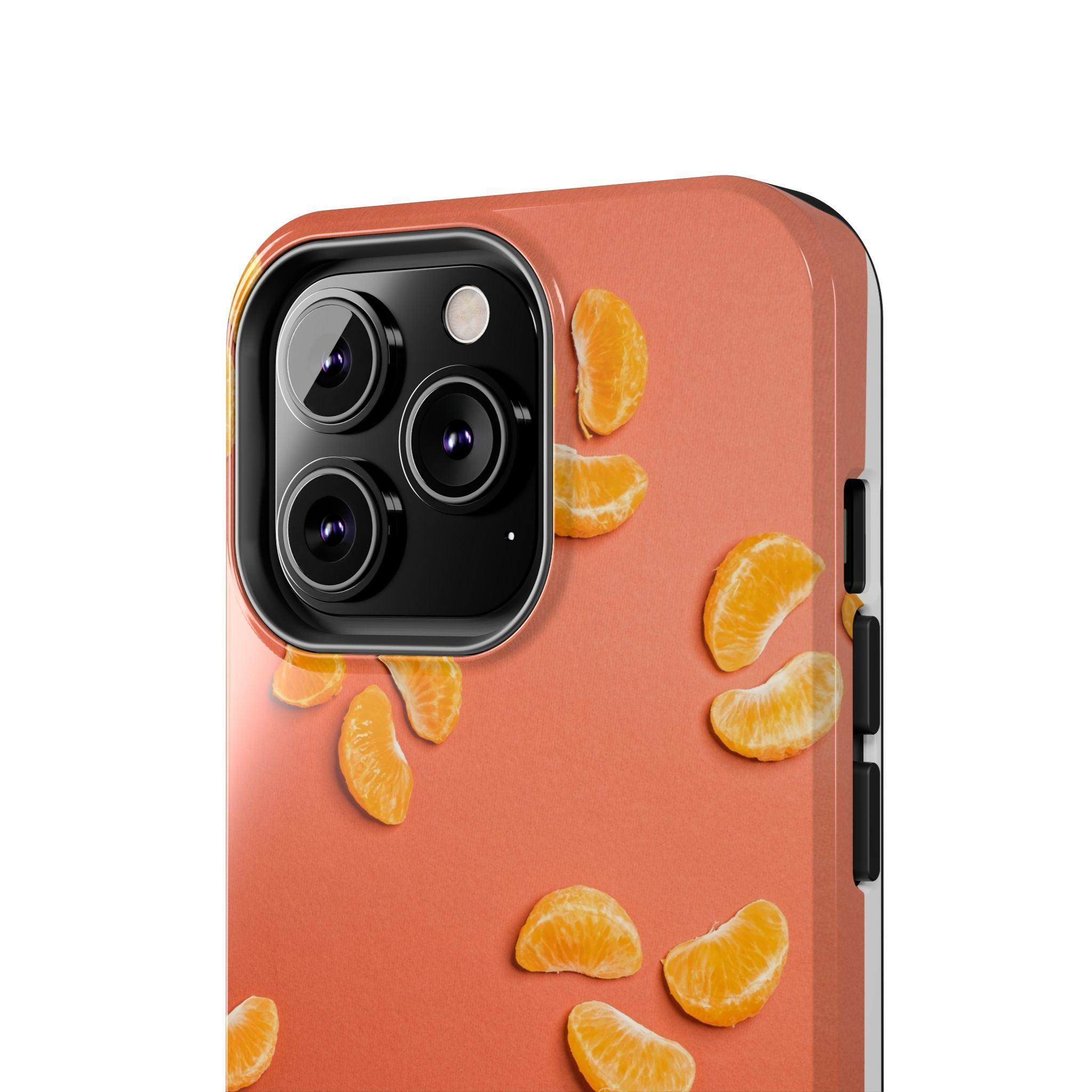 Peal Oranges printed Tough Phone Cases
