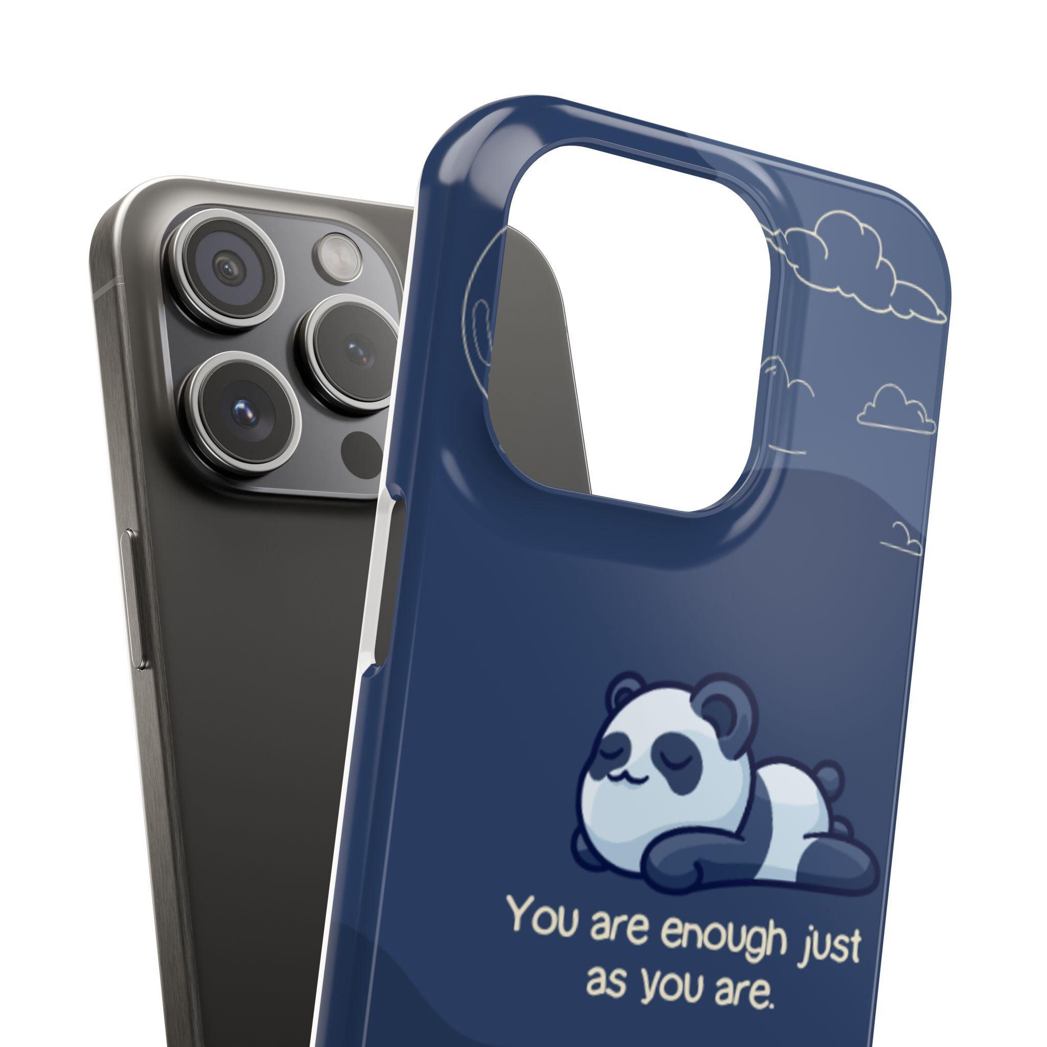 Panda Dreams Phone Case – Cozy Vibes & Inspiring Words
